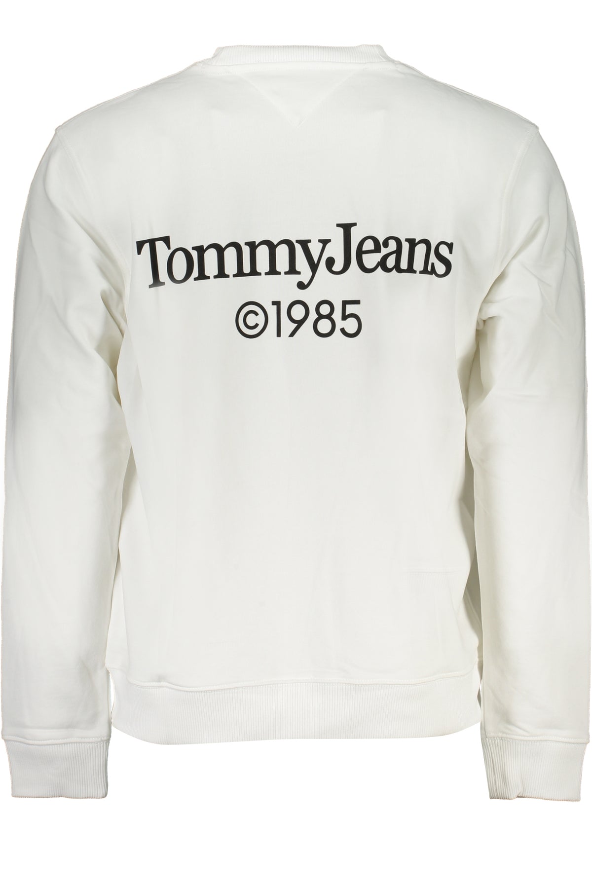 DM0DM18609_BIYBR – Weiße Herren Sweatshirt: Nachhaltiges Langarm-Shirt ohne Reißverschluss – Größe: M, L, XL, 2XL, S – Farbe: Bianco
