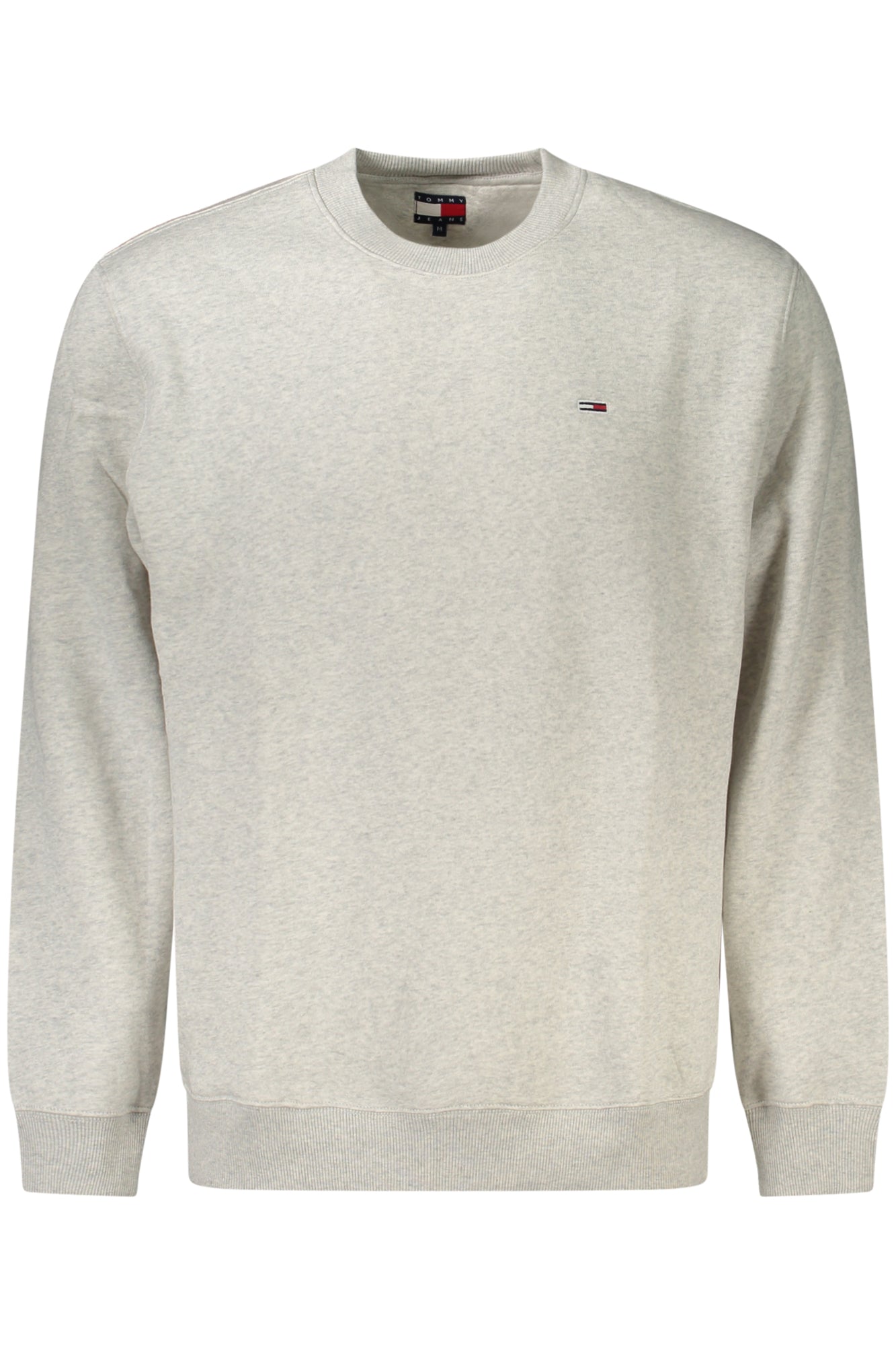 DM0DM20741_GRPJ4 – Herren-Sweatshirt grau aus Bio-Baumwolle mit Stickerei - Rundhals – Größe: S, M, L, XL, 2XL – Farbe: Grigio