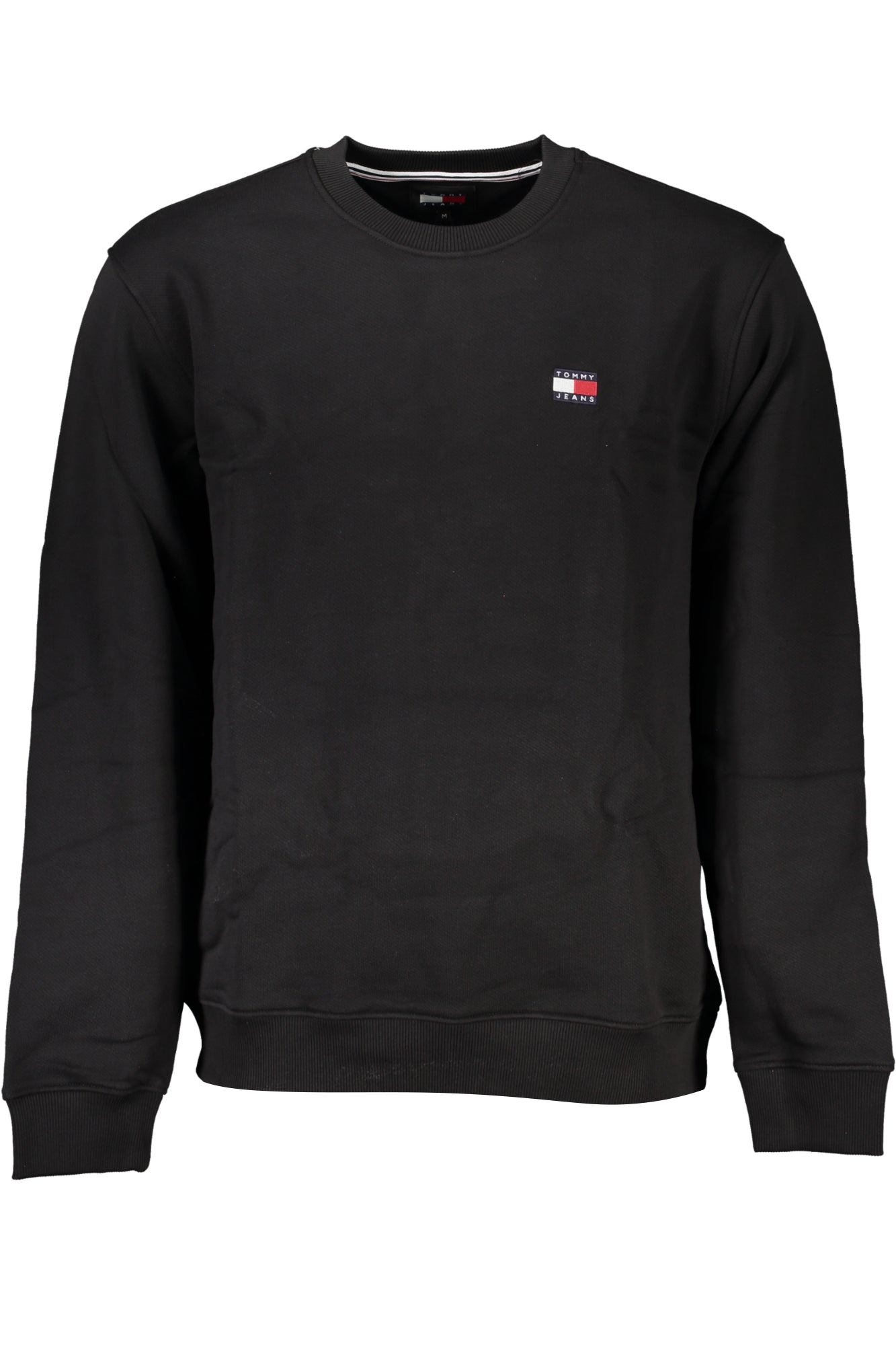 DM0DM17986_NEBDS – Schwarzes Herren-Sweatshirt ohne Reißverschluss mit Logo & Bio-Baumwolle – Größe: S, M, L, XL, 2XL – Farbe: Nero
