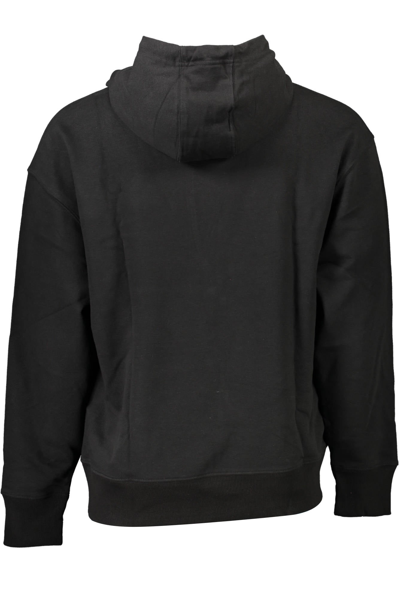 DM0DM15796_NERO_BDS – Herren Kapuzenpullover Schwarz aus recycelten Fasern mit Stickerei – Größe: S, M, L, XL, 2XL – Farbe: Nero