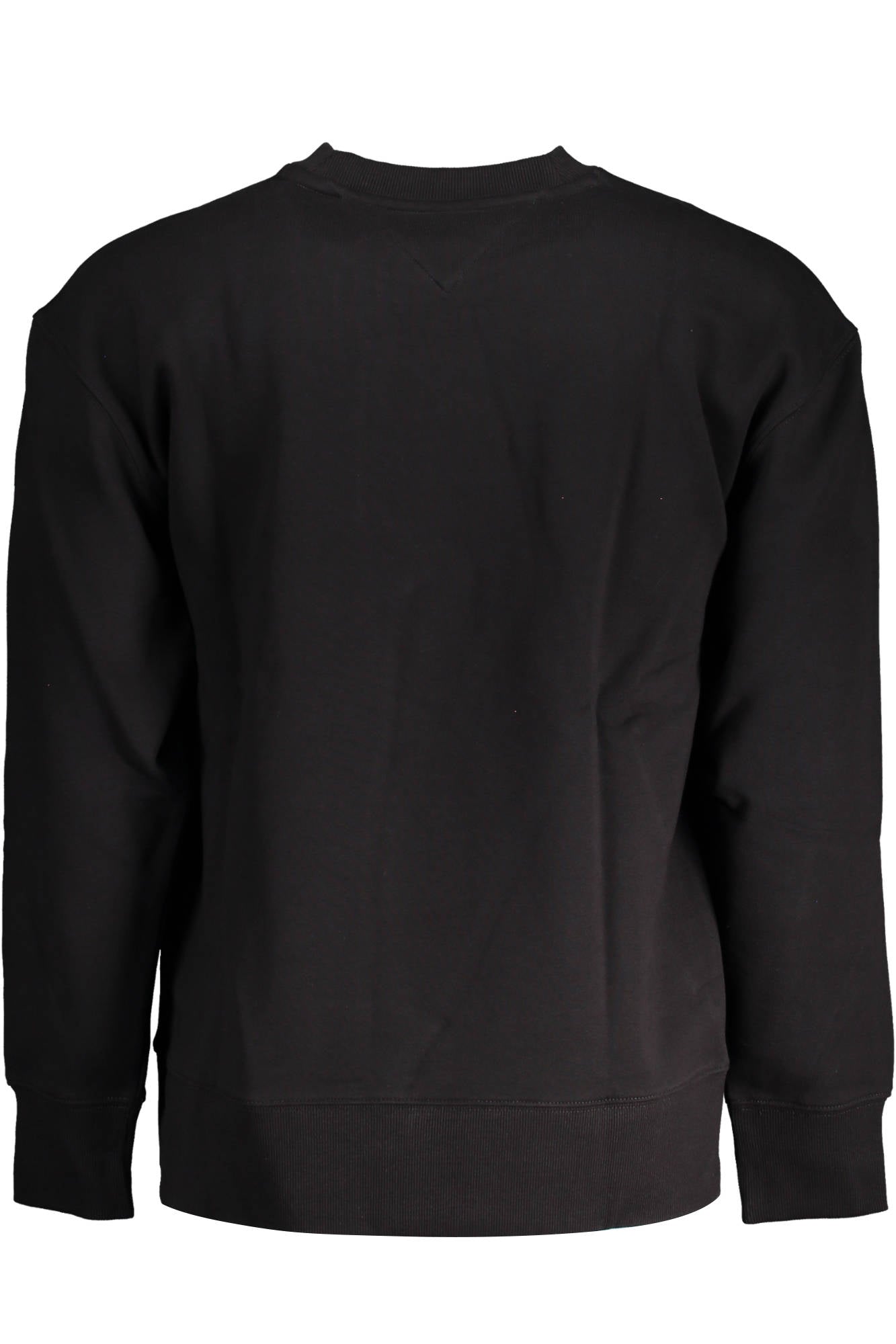 DM0DM15684_NERO_BDS – Schwarzes Herren Langarm-Sweatshirt ohne Reißverschluss mit Logo-Details – Größe: M, L, XL, S – Farbe: Nero
