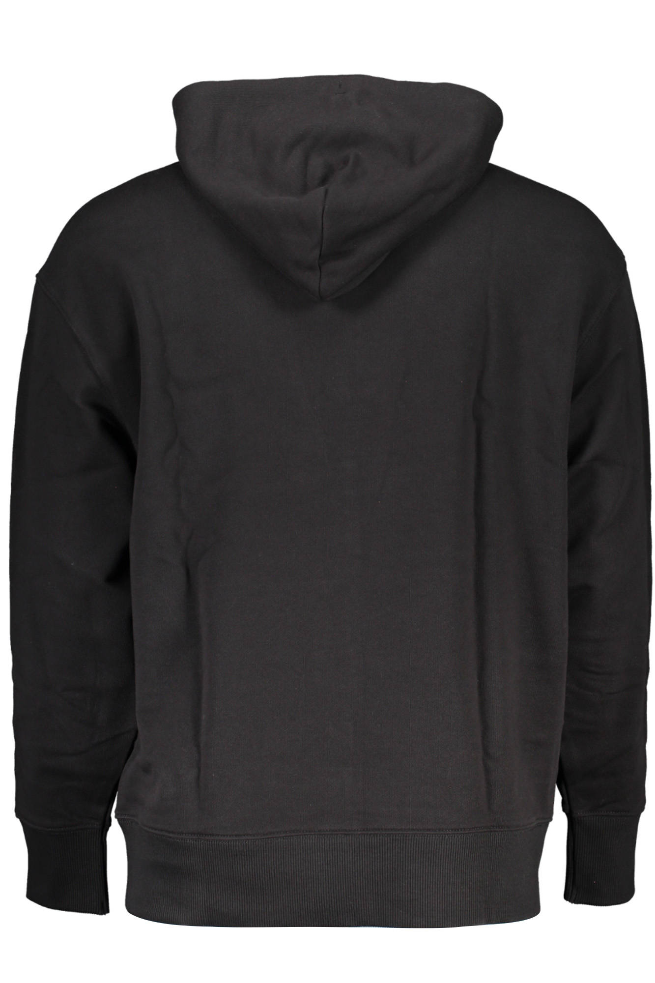 DM0DM16369_NERO_BDS – Schwarzes Herren-Kapuzenpullover aus Bio-Baumwolle mit Tasche – Größe: S, M, L, XL, 2XL – Farbe: Nero