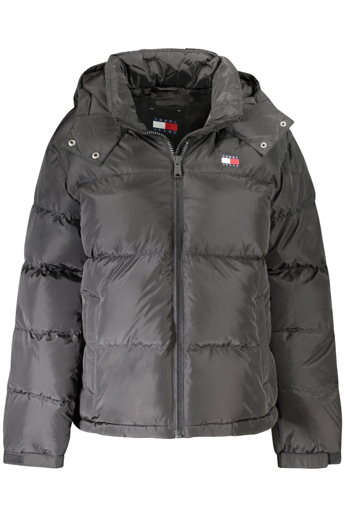 DW0DW18610_NEBDS – Damenjacke Schwarz mit Abnehmbarer Kapuze aus Recyceltem Polyester – Größe: XS, L, XL, S, M – Farbe: Nero