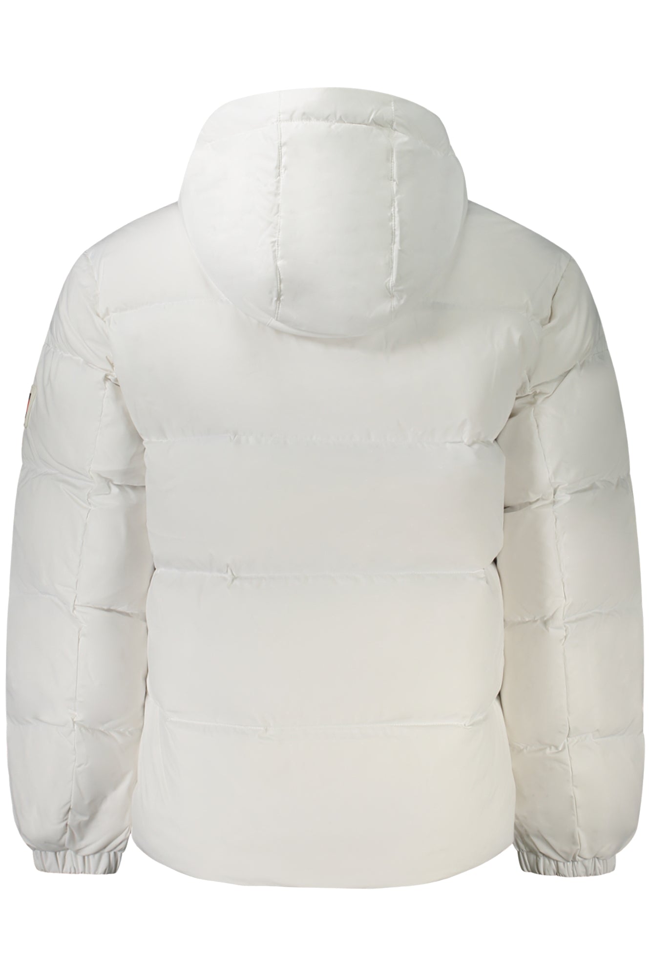 DM0DM19786_BIYBR – Weiße Herrenjacke mit Kapuze, recyceltem Polyester & Stickerei – Größe: M, L, XL, 2XL, S – Farbe: Bianco