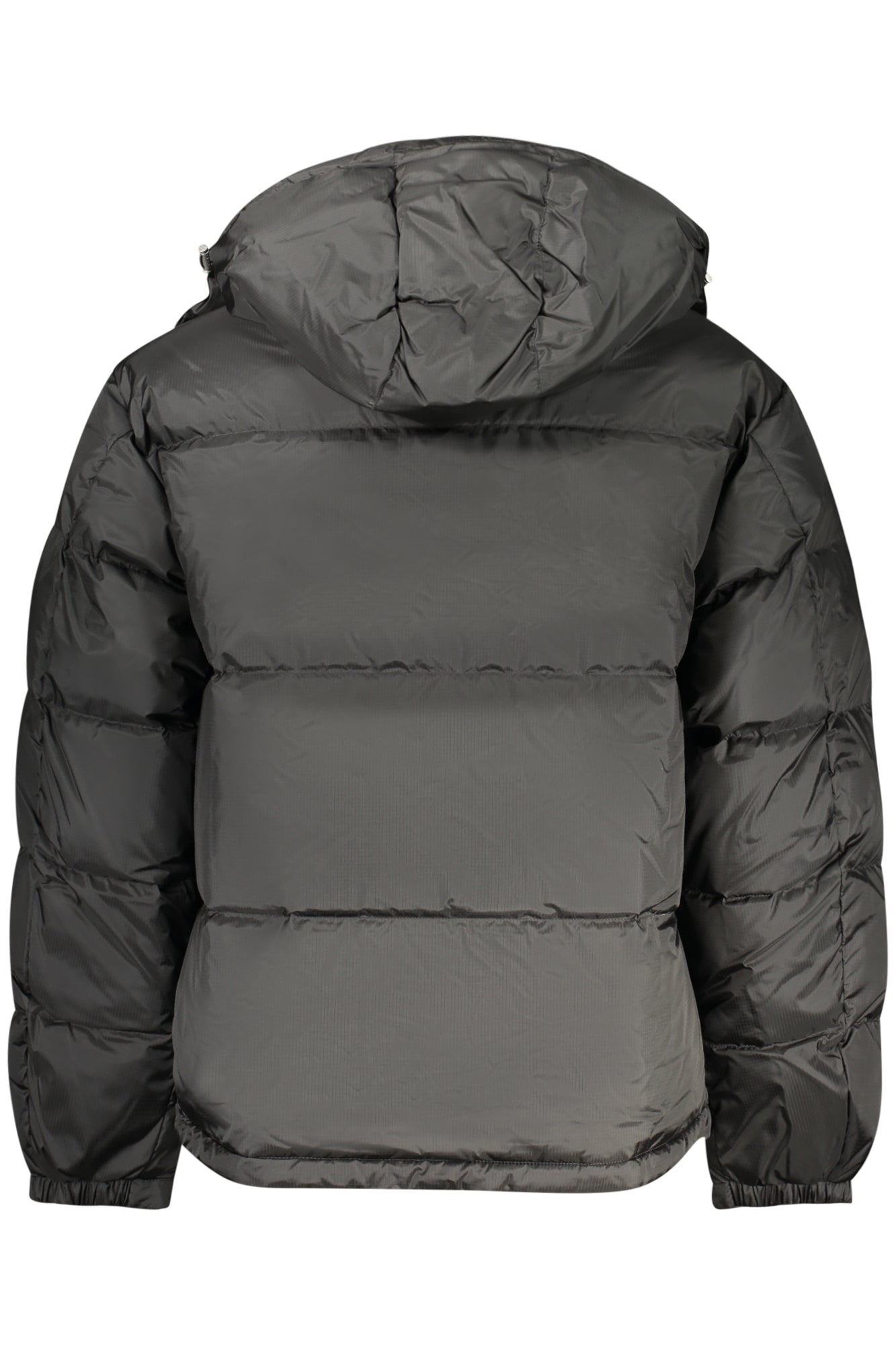 DM0DM22036_NEBDS – Schwarze Herrenjacke mit abnehmbarer Kapuze und Kontrastdetails – Größe: S, M, L, XL, 2XL – Farbe: Nero