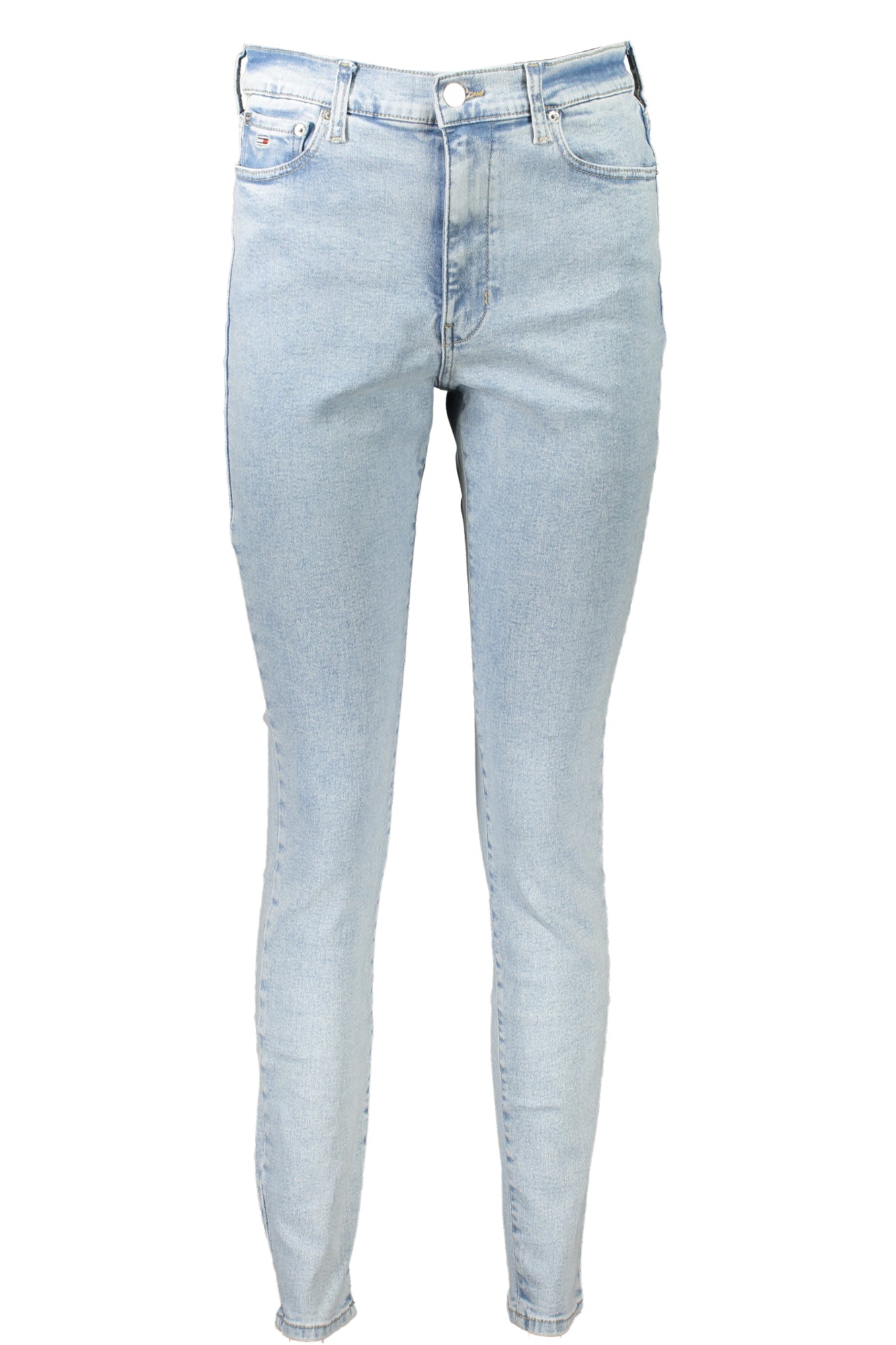 DW0DW17454_AZ1AB – Super Skinny Damenjeans in Blau: High Waist und 5 Taschen – Größe: 25L32, 26L32, 27L32, 28L32, 29L32, 30L32, 31L32 – Farbe: Azzurro