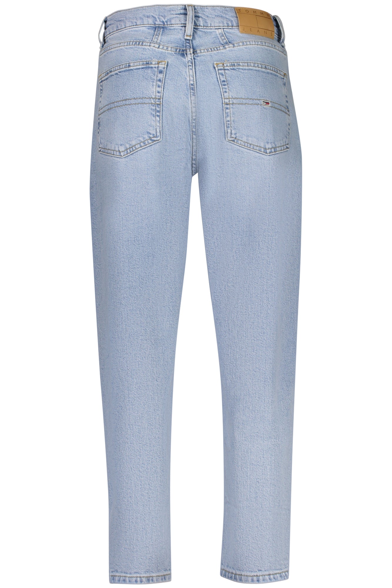 DW0DW20041_AZ1AB – Hochgeschnittene Damen Blue Jeans aus Denim mit Stickerei, nachhaltig – Größe: 25L30, 26L30, 27L30, 28L30, 29L30, 30L30, 31L30 – Farbe: Azzurro