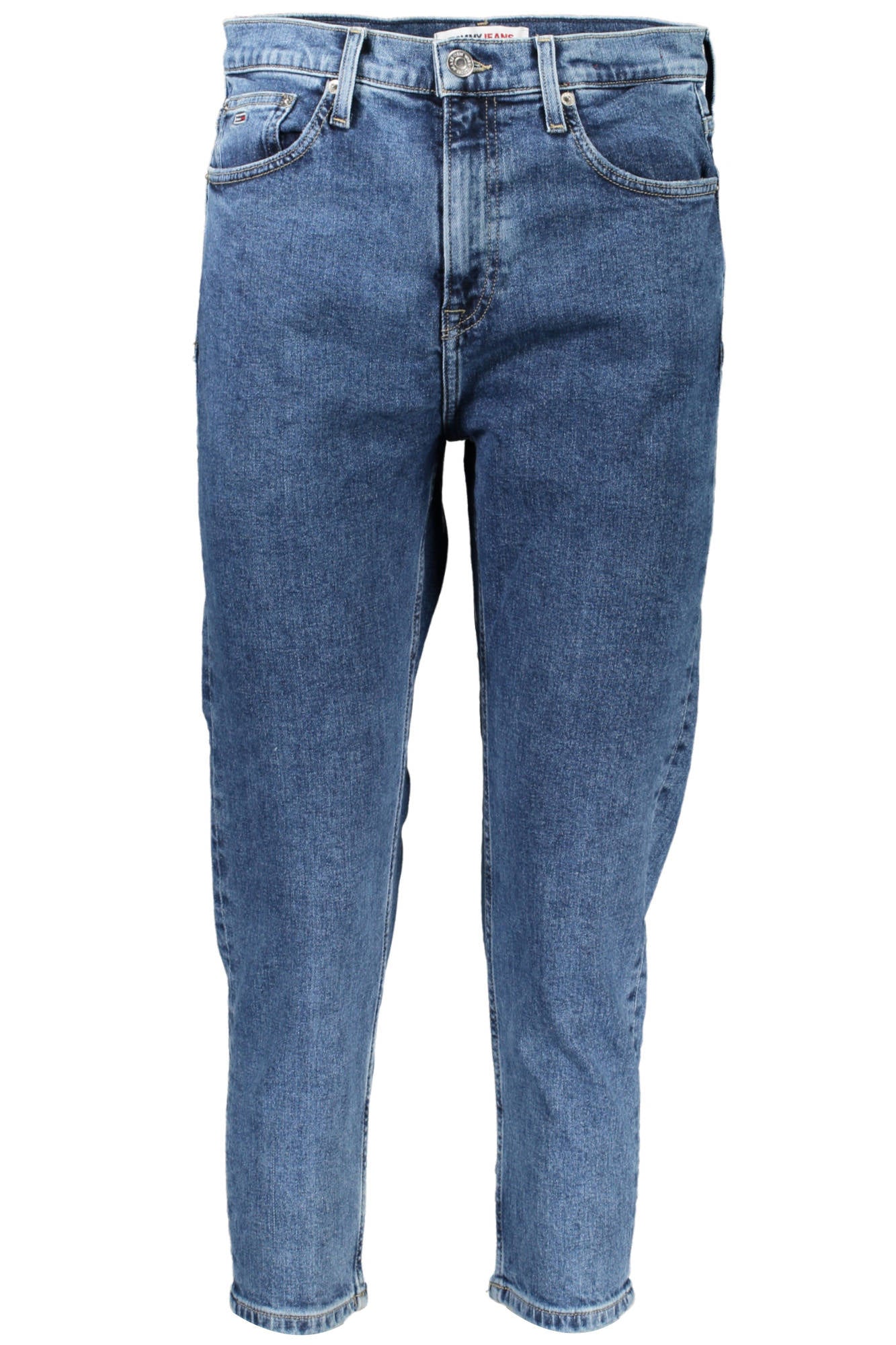 DW0DW13391_BLU_1AB – Slim Fit Damen Jeans - 5 Taschen, Stickerei & Logo, Blau Denim – Größe: 29 L28, 30 L28, 31 L28 – Farbe: Blu