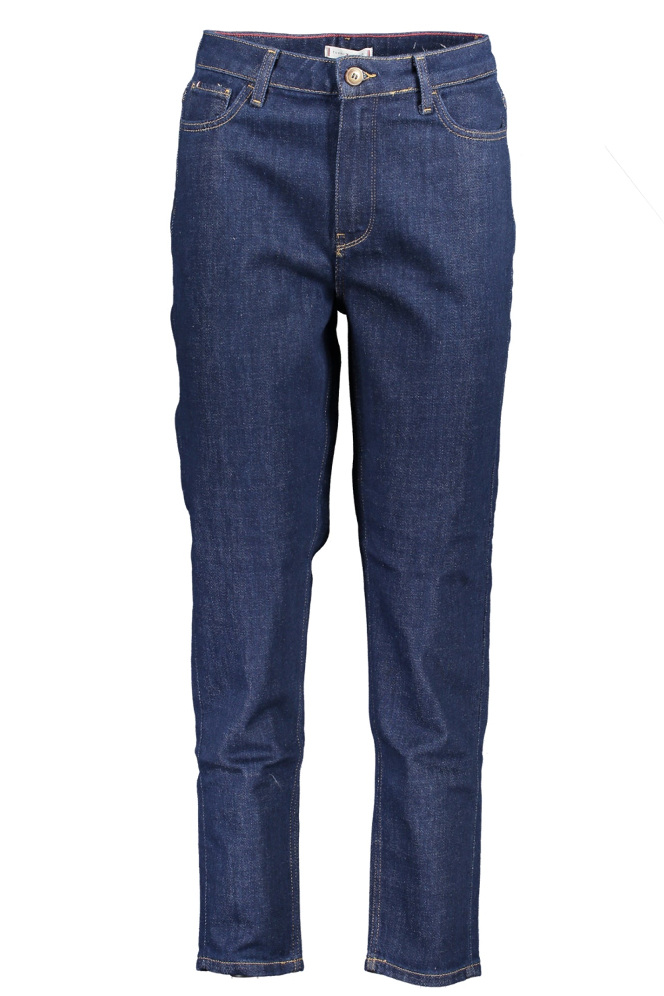 WW0WW40287_BL1AP-30 – Nachhaltige Damen-Jeans aus Blauem Denim - Tapered mit 5 Taschen – Größe: 25L30, 26L30, 27L30, 29L30, 31L30, 32L30 – Farbe: Blu