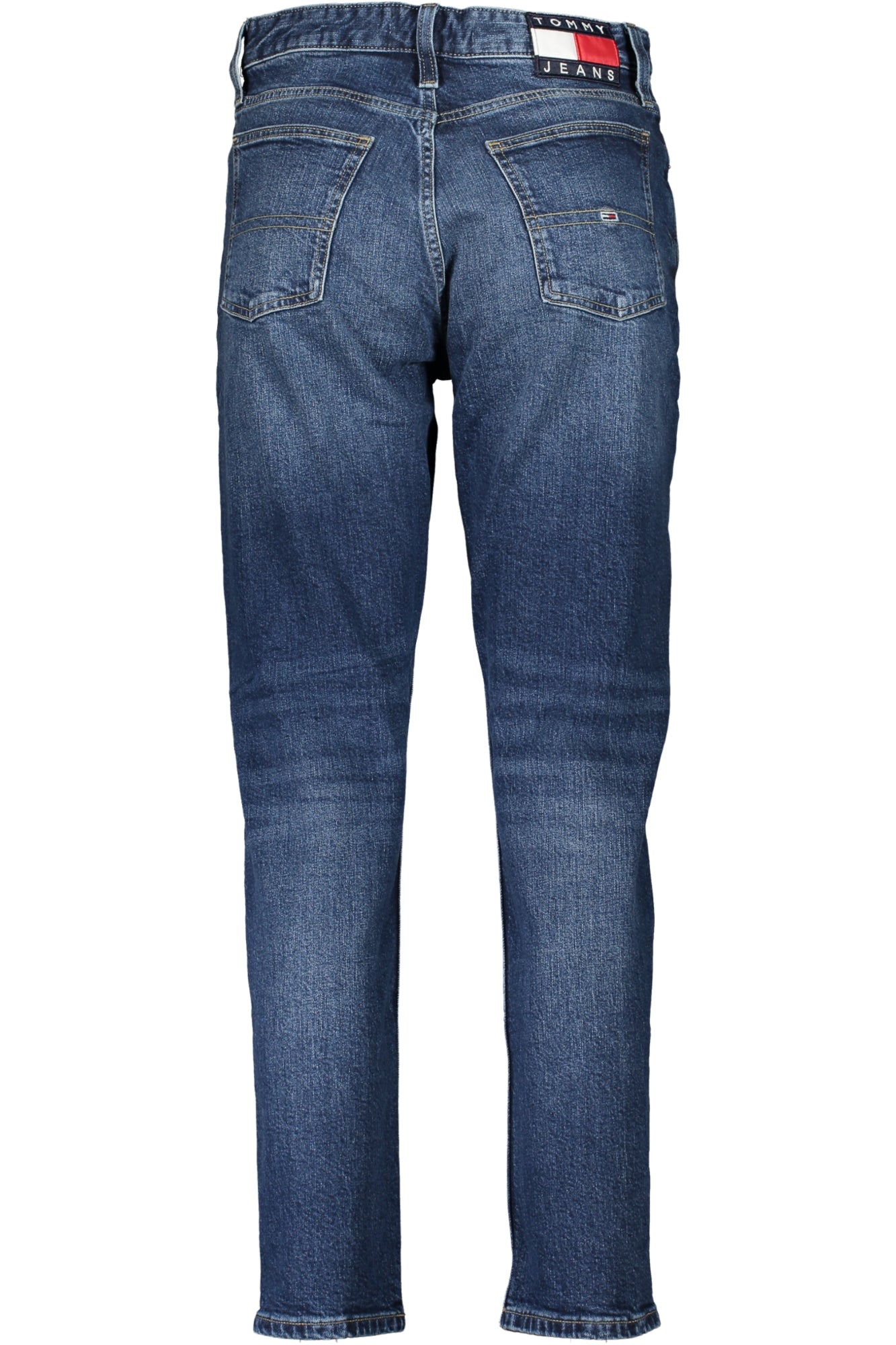 DW0DW16679_BL1BK – Damen Jeans: Hoher Bund, schmale Passform, aus blauem Denim – Größe: 25L32, 26L32, 27L32, 28L32 – Farbe: Blu