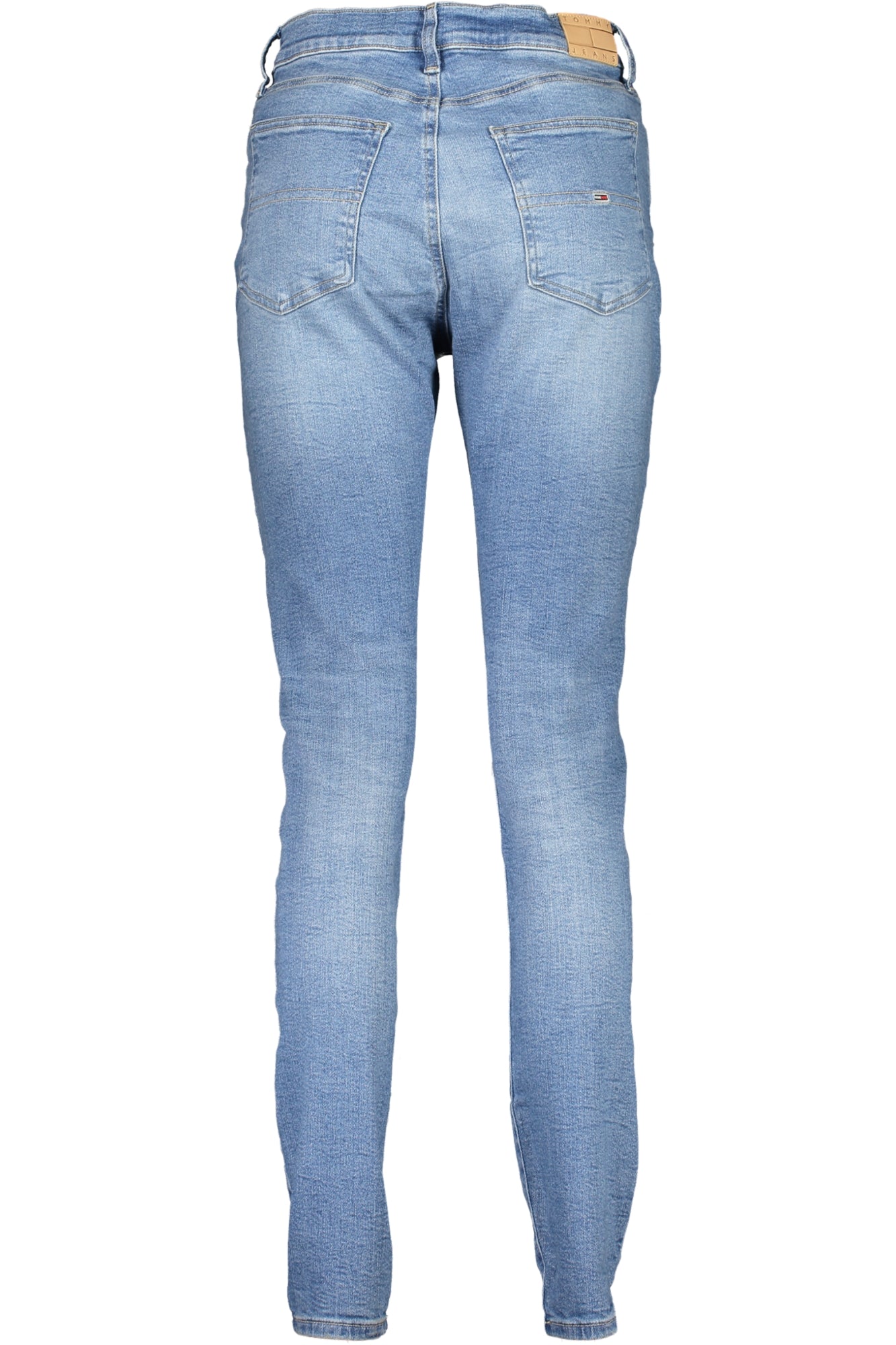 DW0DW17591_BL1A5 – Blaue Damen Jeans: High Super Skinny, Nachhaltige Baumwolle – Größe: 25L32, 26L32, 27L32, 28L32, 29L32, 30L32, 31L32 – Farbe: Blu