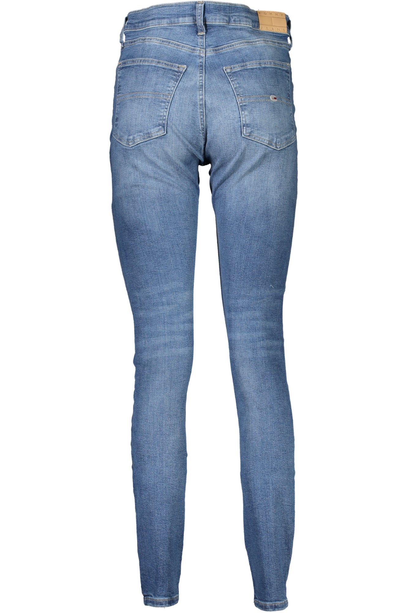 DW0DW17162_BL1A5 – Elegante Damenjeans Blau - Super Skinny Passform mit Wasch-Effekt – Größe: 25L32, 27L32, 28L32, 29L32, 30L32, 31L32 – Farbe: Blu