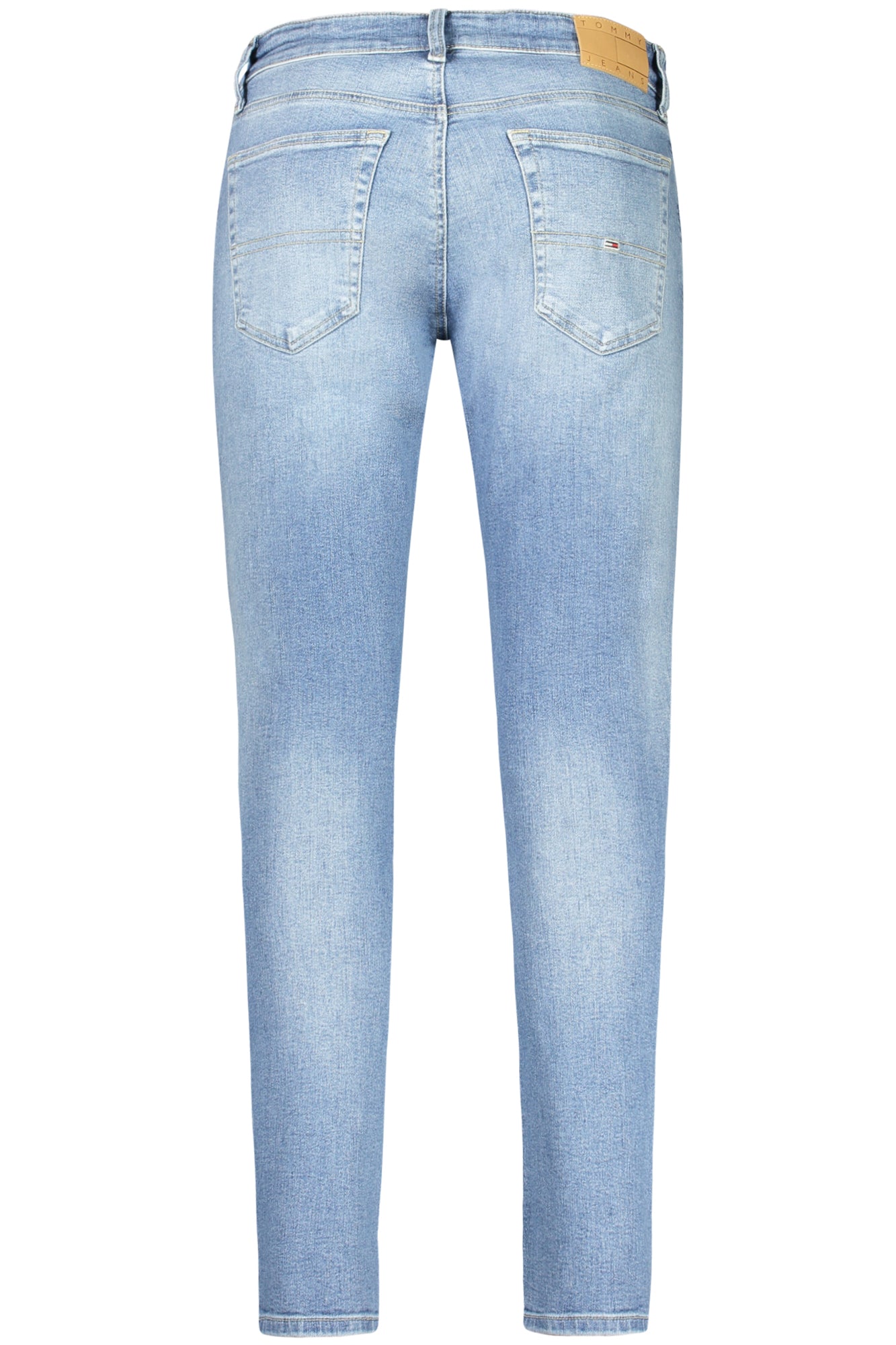 DM0DM20547_AZ1A5 – Schmale Herrenjeans aus blauer Bio-Denim mit gewaschenem Effekt – Größe: 31L32 – Farbe: Azzurro