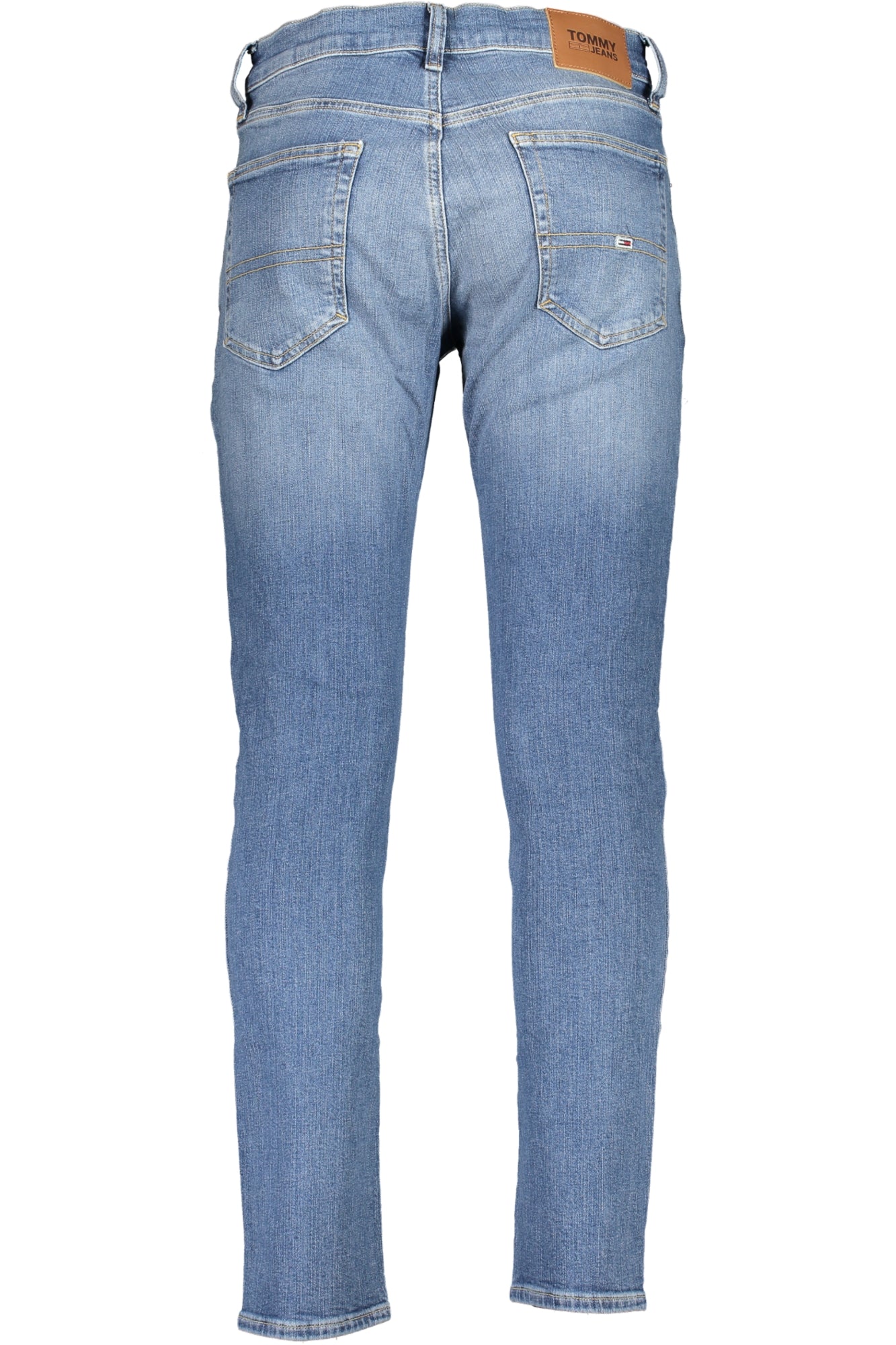 DM0DM17416_BL1AB – Effektgewaschene Herren-Jeans, Austin Slim Tapered, mit Stickerei – Größe: 30L32, 31L32, 32L32 – Farbe: Blu