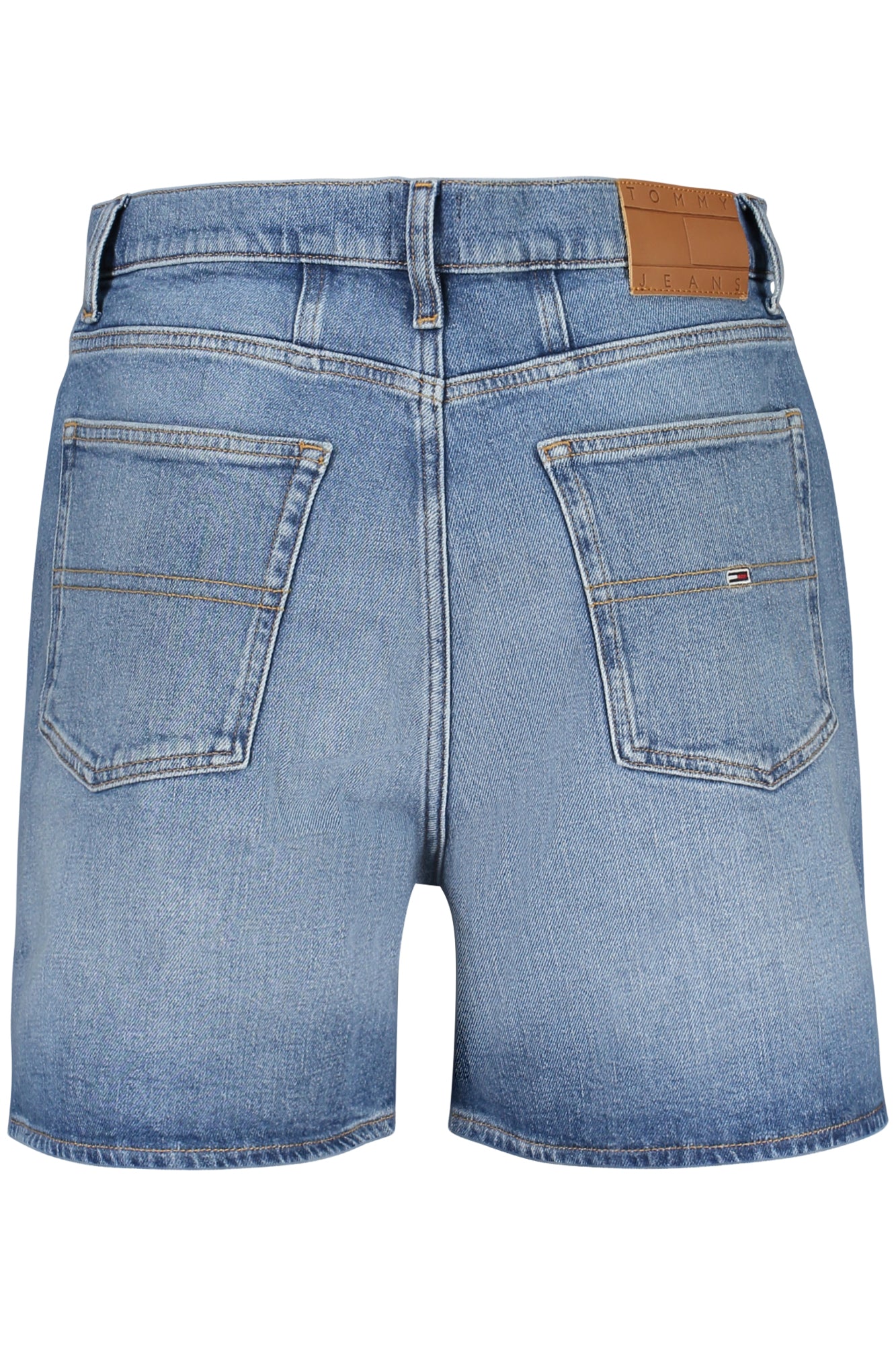 DW0DW20092_BL1A5 – Damen Jeansshorts Blau mit Vintage-Look und 5 Taschen – Größe: 25, 26, 27, 28, 29, 30, 31 – Farbe: Blu