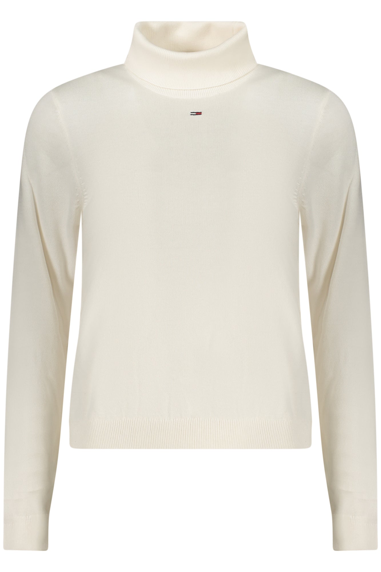 DW0DW21672_BIYBH – Eleganter Damen Rollkragenpullover aus Bio-Baumwolle in Weiß – Größe: XS, S, M, L, XL – Farbe: Bianco