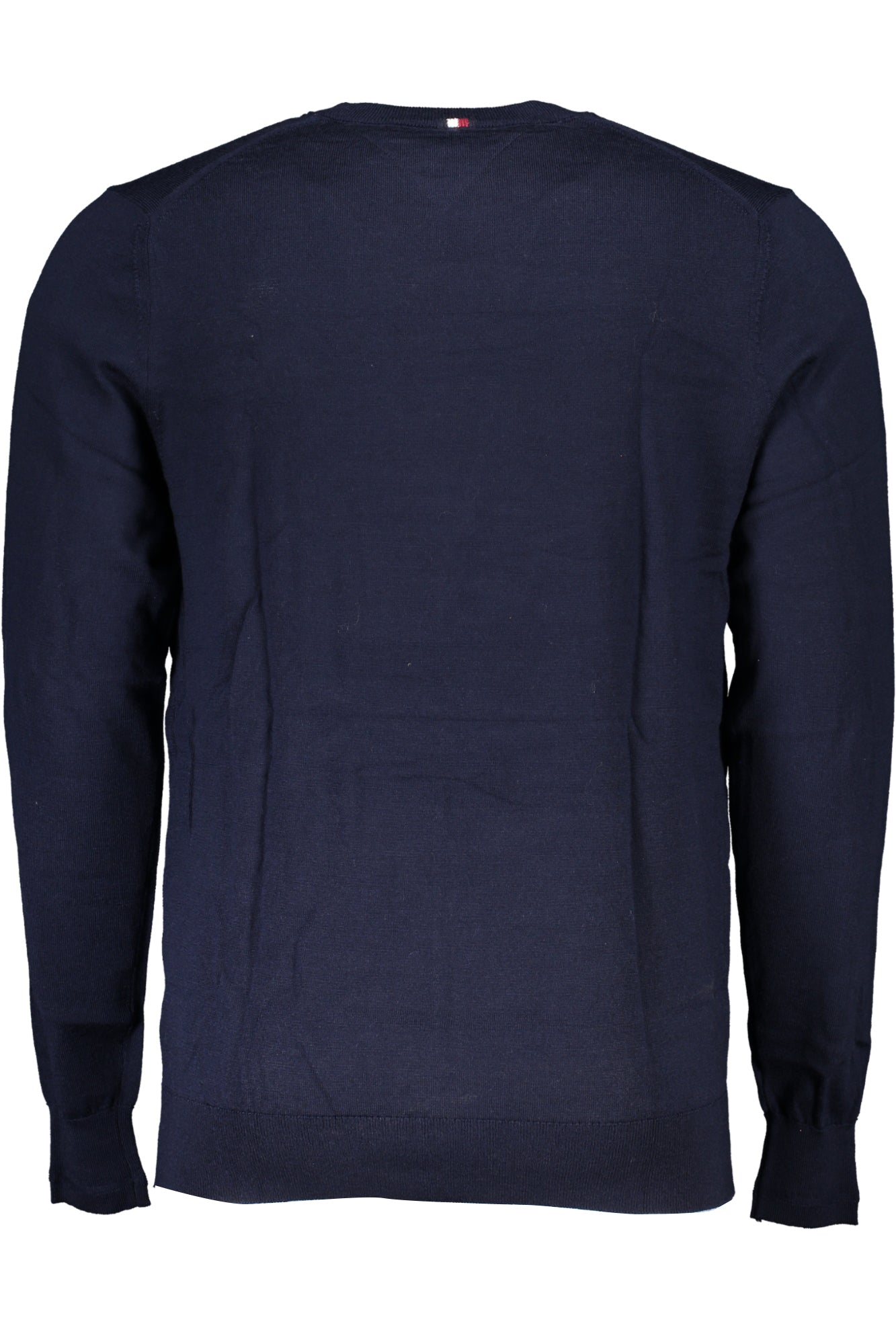 MW0MW33128_BLDW5 – Herren Pullover Blau aus Merinowolle mit Rundhals und Stickerei – Größe: S, M – Farbe: Blu