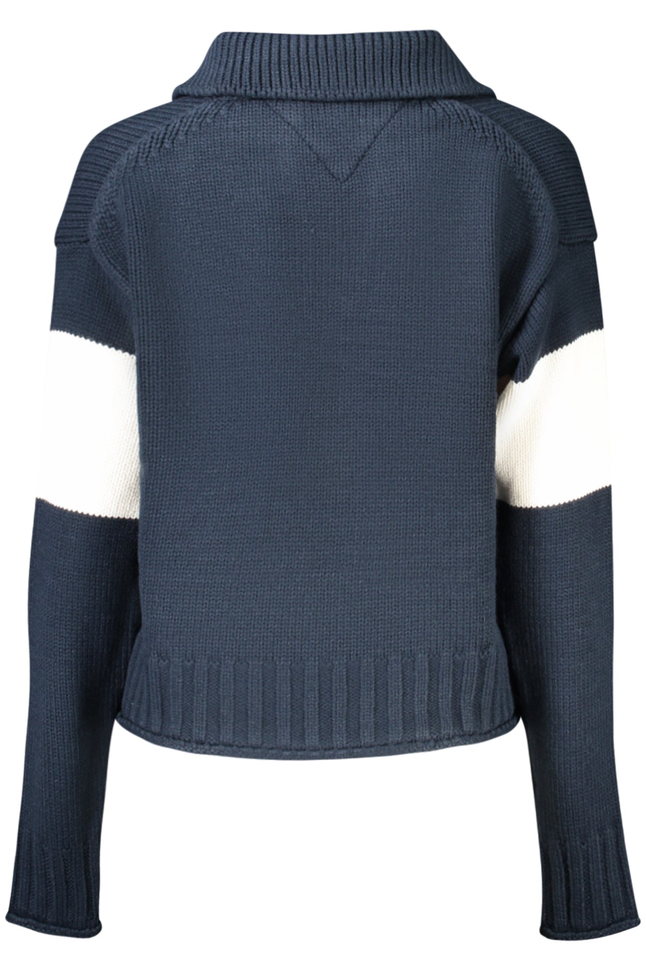 DW0DW18677_BLC1G – Eleganter Damenpullover: Blau, V-Ausschnitt, nachhaltige Materialien – Größe: XS, S, M, L – Farbe: Blu