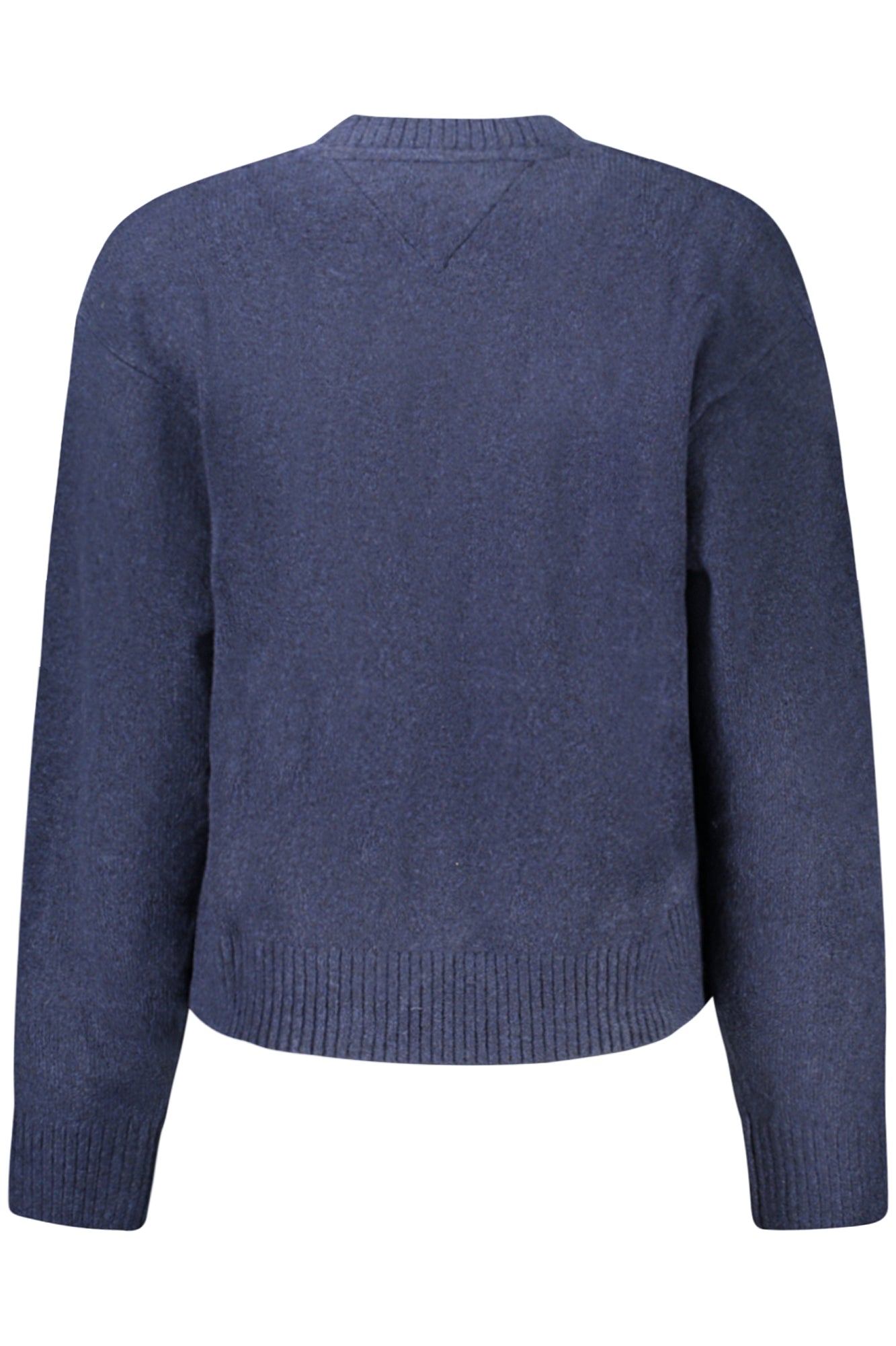 DW0DW18681_BLDRO – Stilvoller Damenpullover in Blau mit Kontrastdetails und Stickerei – Größe: S, M, L, XS, XL – Farbe: Blu