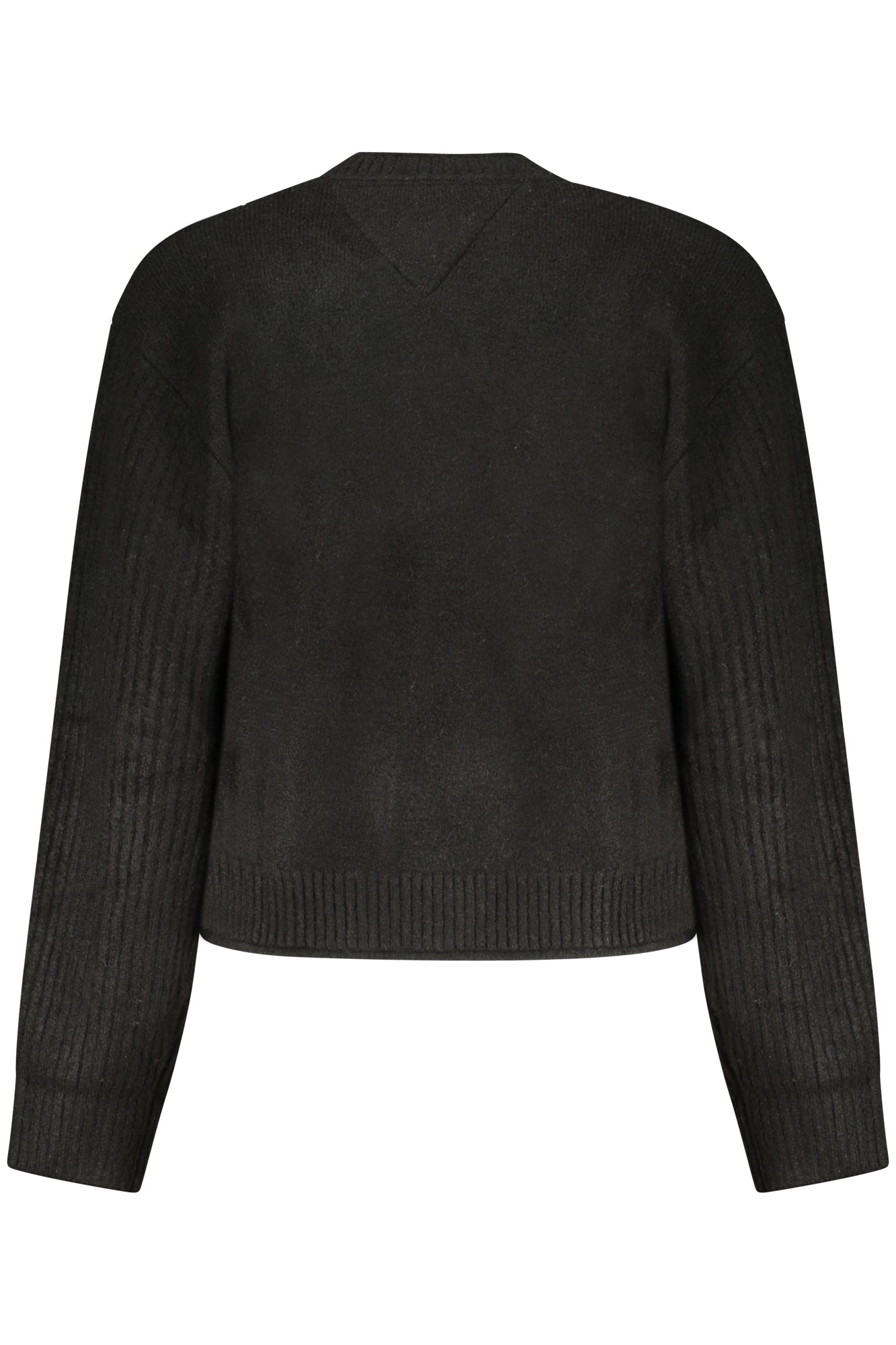 DW0DW21782_NEHEV – Eleganter Langarm-Pullover Damen - Stickerei & Recyceltes Material – Größe: XS, S, M, L, XL – Farbe: Nero