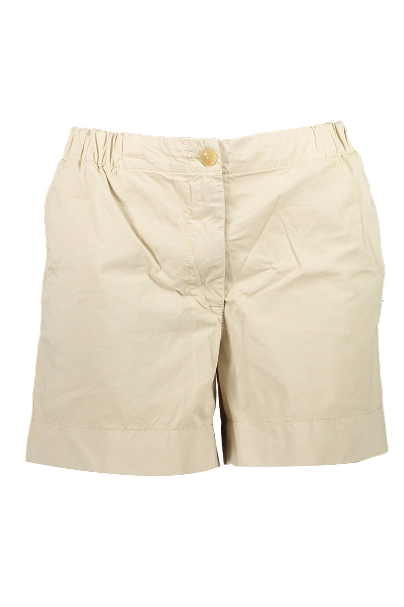 WW0WW38729_BEIGE_RBS – Beige Damen Shorts mit Taschen - Komfort und Stil aus Bio-Baumwolle – Größe: 36, 42 – Farbe: Beige