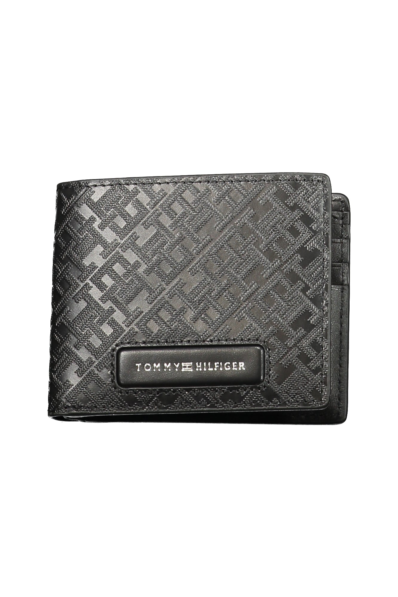 AM0AM13027_NEBDS – Elegante Herrengeldbörse in Schwarz mit doppelten Kartenschlitzen – Größe: UNI – Farbe: Nero