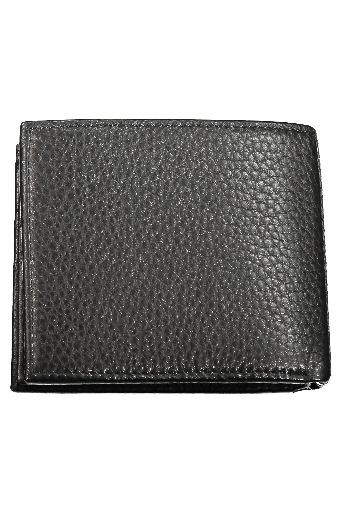 AM0AM12189_NEBDS – Stilvolle schwarze Herrengeldbörse mit Münz- und Kartenfächern – Größe: UNI – Farbe: Nero
