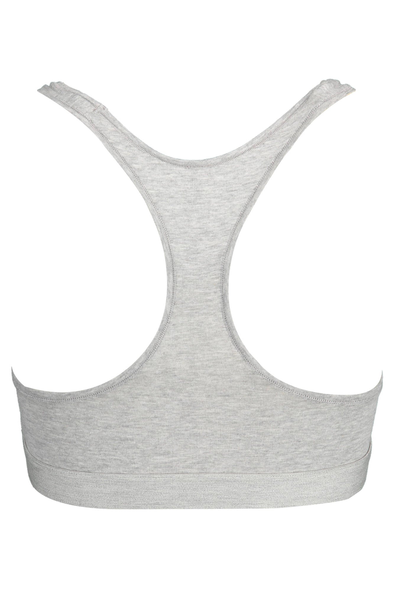 UW0UW02037_GRIGIO_004 – Grauer Balconette-Sport-BH für Damen mit Kontrastdetails & Logo – Größe: XS, S, L – Farbe: Grigio