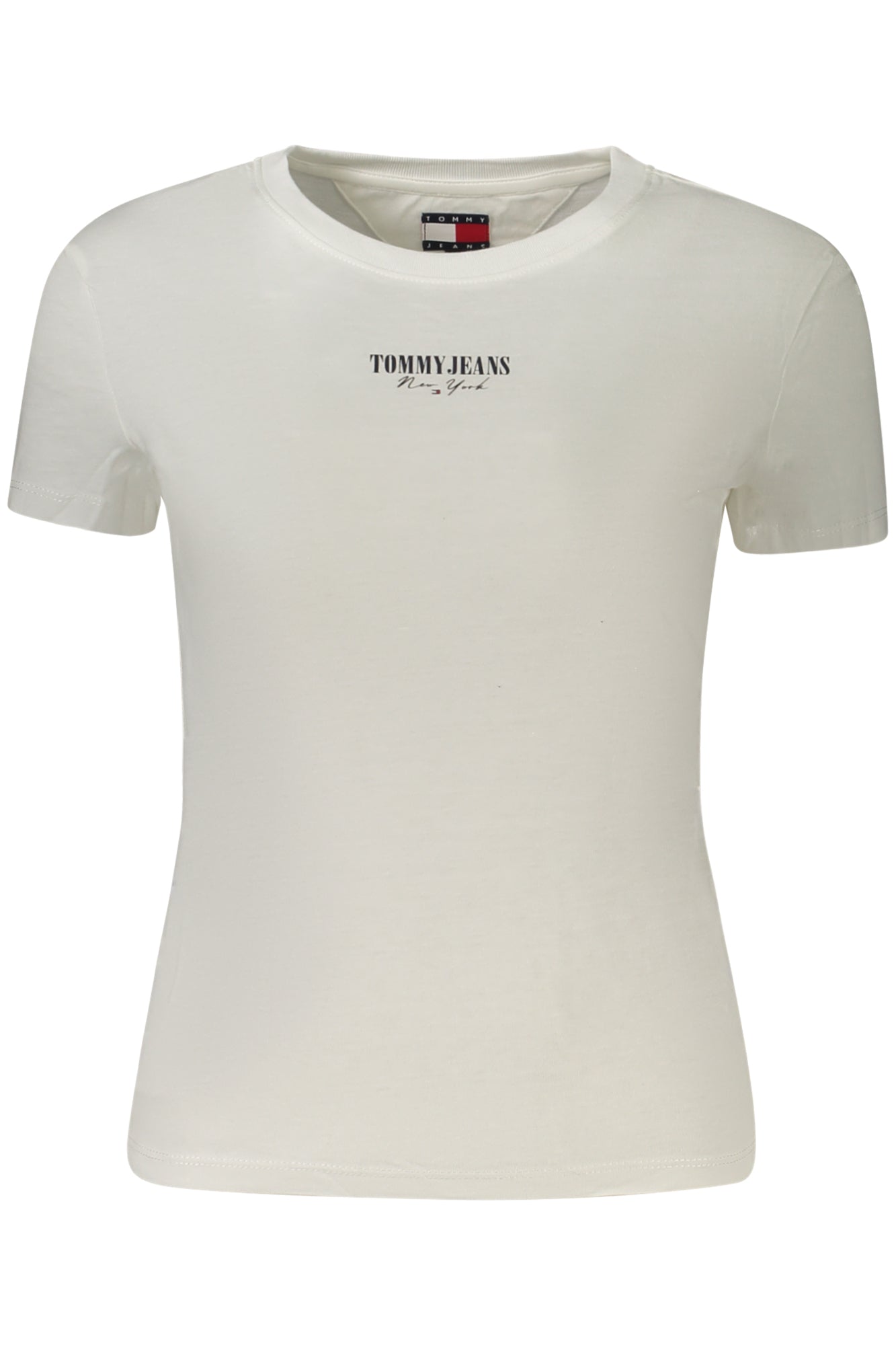 DW0DW20913_BIYBL – Weißes Damen-T-Shirt mit Rundhals aus recycelter Viskose kaufen – Größe: S, M, L, XL – Farbe: Bianco