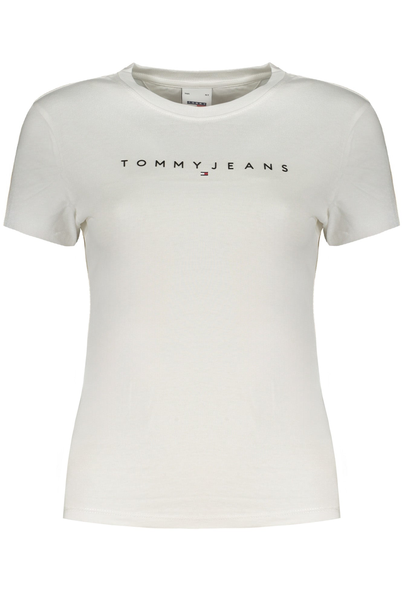 DW0DW18398_BIYBR – Stilvolles Damen T-Shirt in Weiß - Nachhaltige Baumwolle & Logo-Design – Größe: Standard