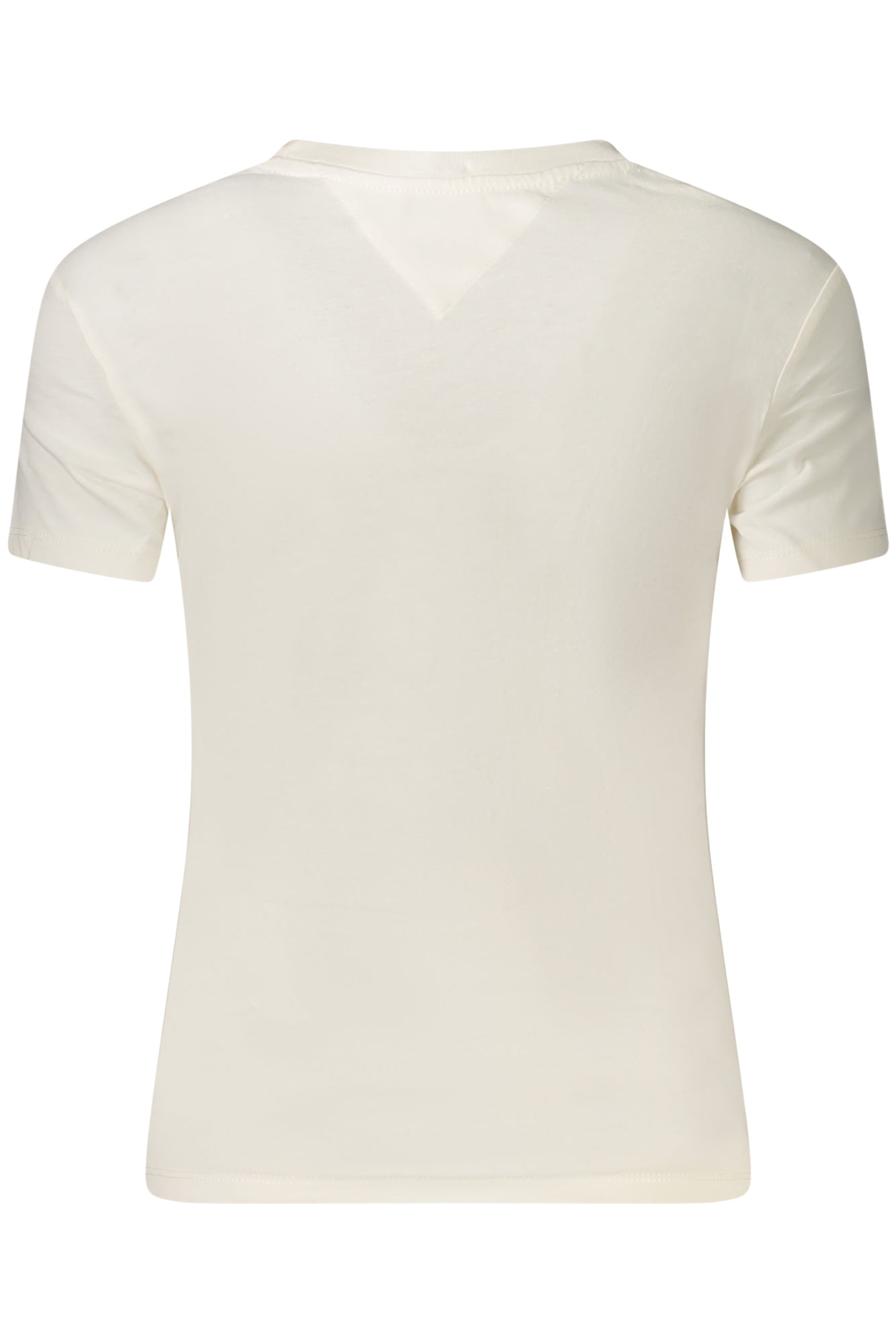 DW0DW21164_BIYBH – Elegantes Damen Kurzarm T-Shirt: Weiß, Rundhals, Nachhaltige Baumwolle – Größe: S, M, L, XL – Farbe: Bianco