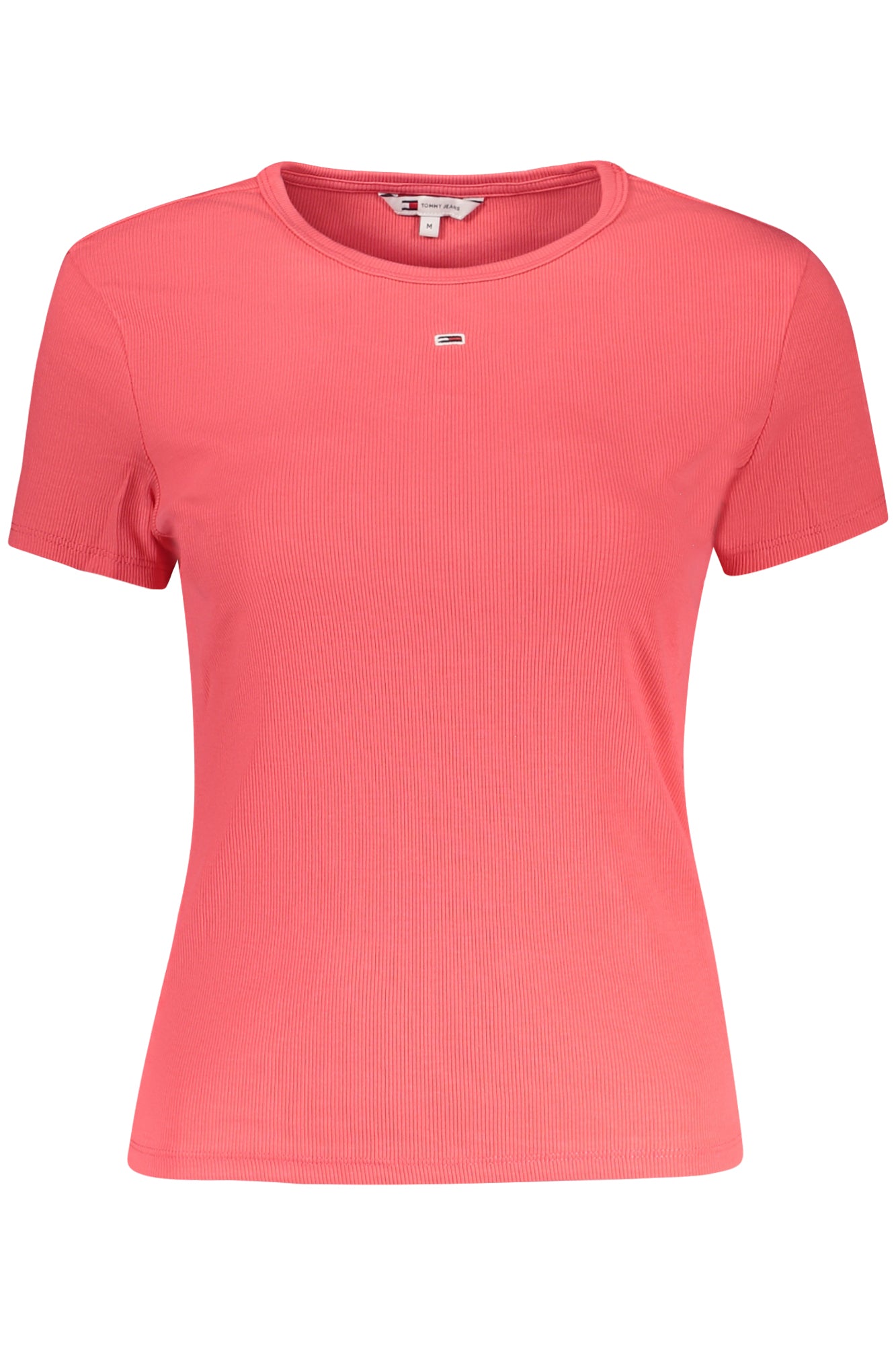 DW0DW17383_RSXI2 – Damen Kurzarm T-Shirt Rosa mit Stickerei aus Regenerativer Baumwolle – Größe: XS, S, M, L, XL – Farbe: Rosa