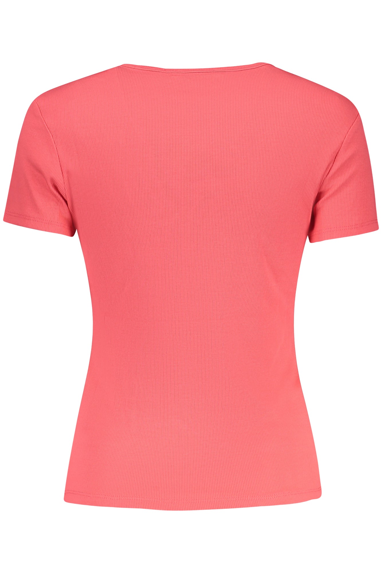 DW0DW17383_RSXI2 – Damen Kurzarm T-Shirt Rosa mit Stickerei aus Regenerativer Baumwolle – Größe: XS, S, M, L, XL – Farbe: Rosa