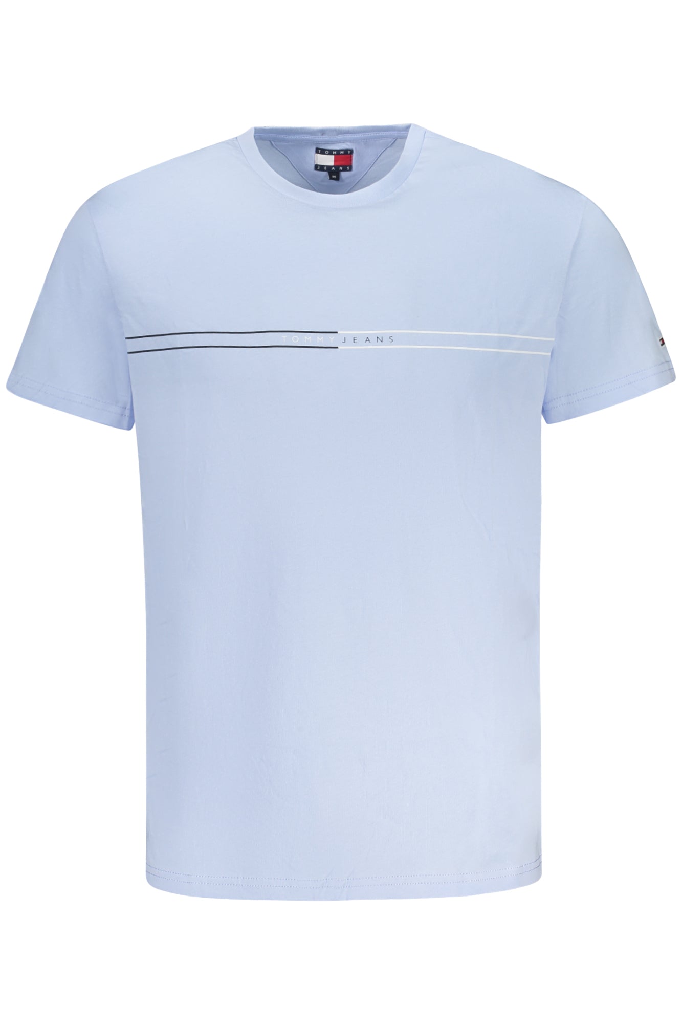 DM0DM20779_AZC3Q – Herren T-Shirt Blau Rundhals Kurzarm aus Regenerativer Baumwolle – Größe: S, M, L, XL, 2XL – Farbe: Azzurro