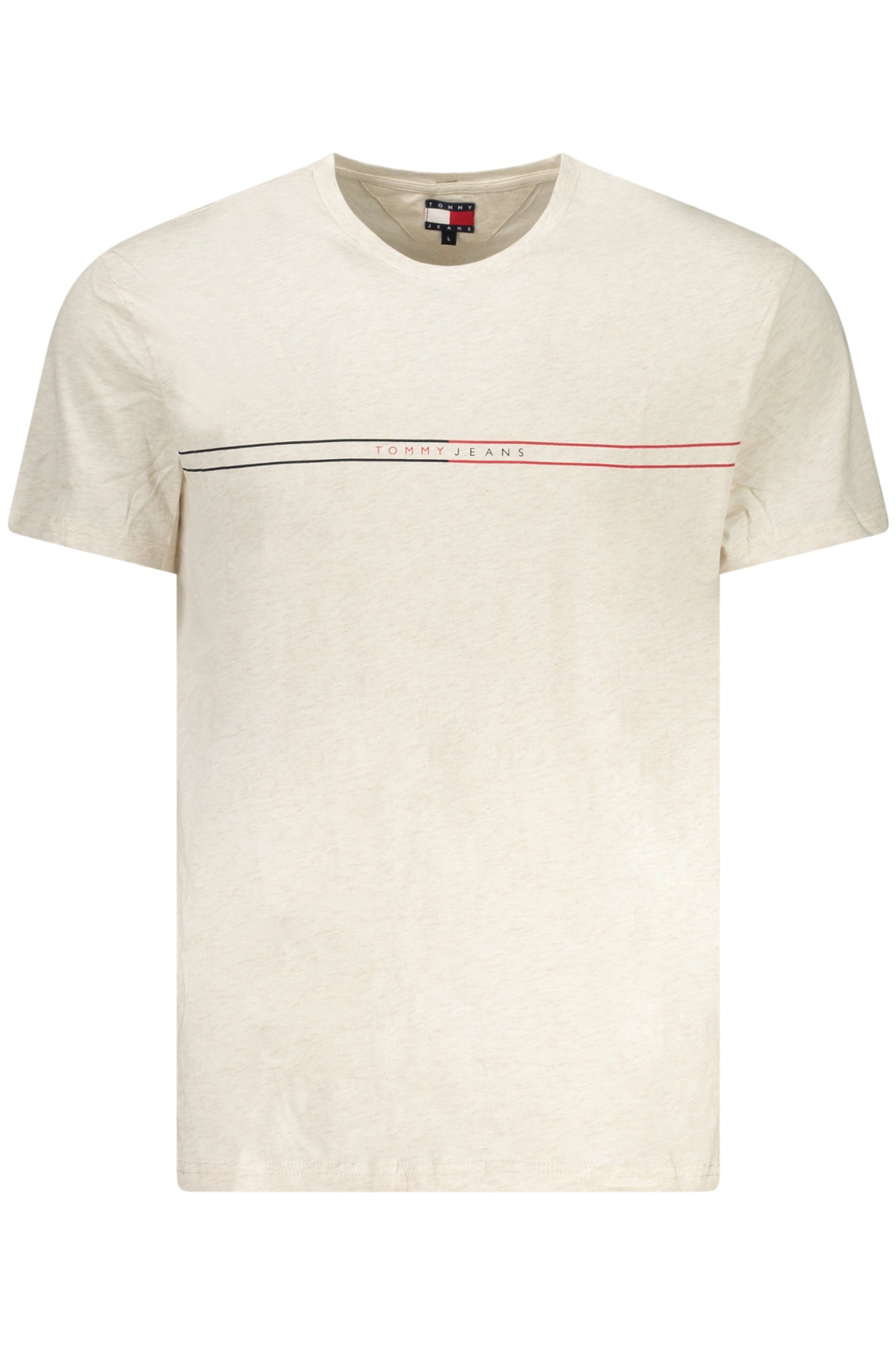 DM0DM20779_BEAE3 – Herren Kurzarm-T-Shirt Beige mit Print aus regenerativer Baumwolle – Größe: S, M, L, XL, 2XL – Farbe: Beige