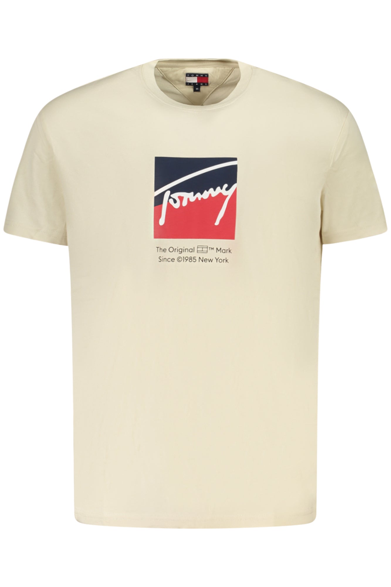 DM0DM21940_BEACH – Stylisches Herren-T-Shirt Beige aus 95% Regenerativer Baumwolle – Größe: S, M, L, XL, 2XL – Farbe: Beige