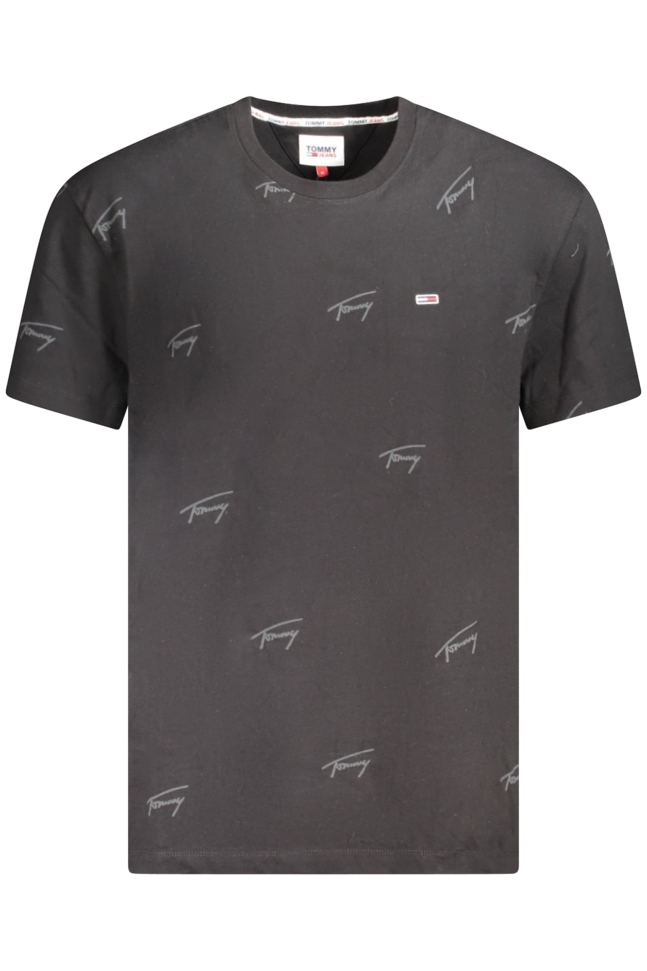 DM0DM11720_NEBDS – Schwarzes Herren T-Shirt mit Druck und Rundhals – Kurzärmeliges Design – Größe: XL – Farbe: Nero