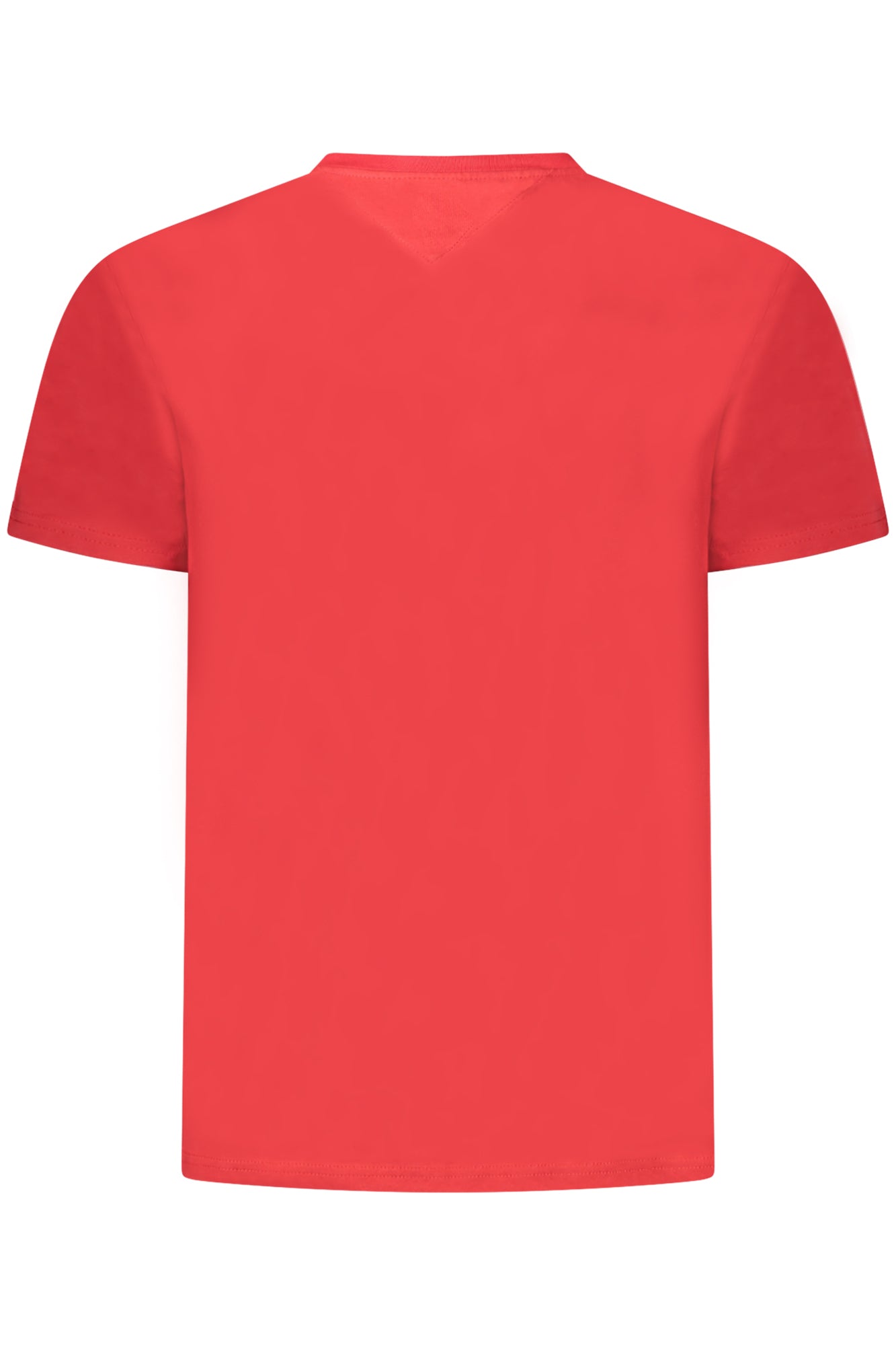 DM0DM21941_ROXLE – Nachhaltiges Rotes Kurzarm-Herren T-Shirt mit Logo-Druck Rundhals – Größe: S, M, L, XL, 2XL – Farbe: Rosso