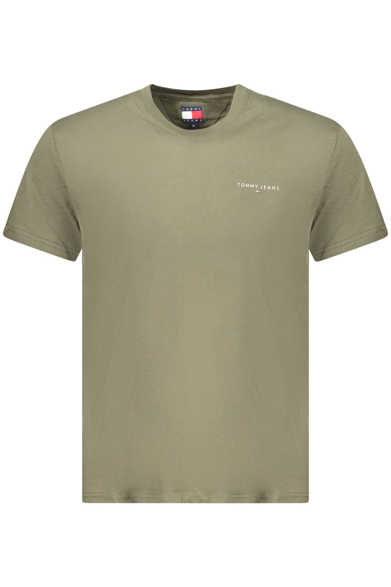 DM0DM21188_VEM12 – Grünes Herren T-Shirt aus regenerativer Baumwolle mit Rundhalsausschnitt – Größe: S, M, L, XL, 2XL – Farbe: Verde