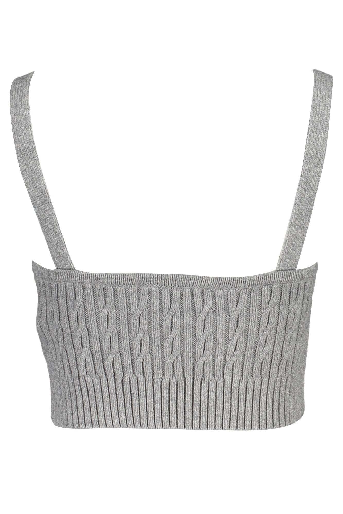 WW0WW39011_53EA373_GRIGIO01N – Damen-Top Grau mit Schulterpolstern & V-Ausschnitt – Größe: 2XS, XS, S – Farbe: Grigio
