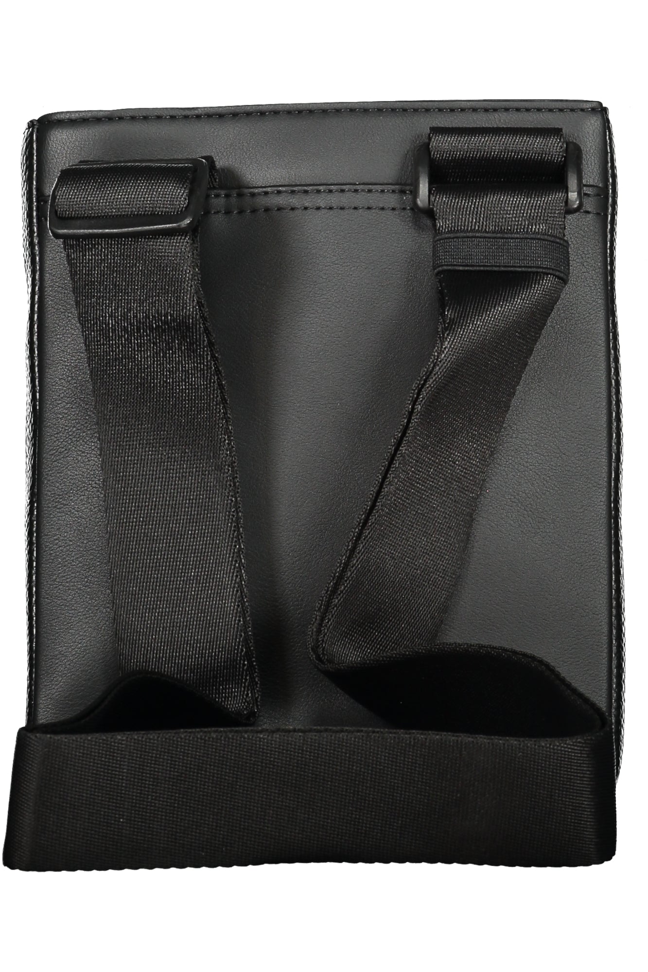 AM0AM13112_NEBDS – Herren Umhängetasche Schwarz mit Verstellbarem Riemen und Kontrastdetails – Größe: UNI – Farbe: Nero