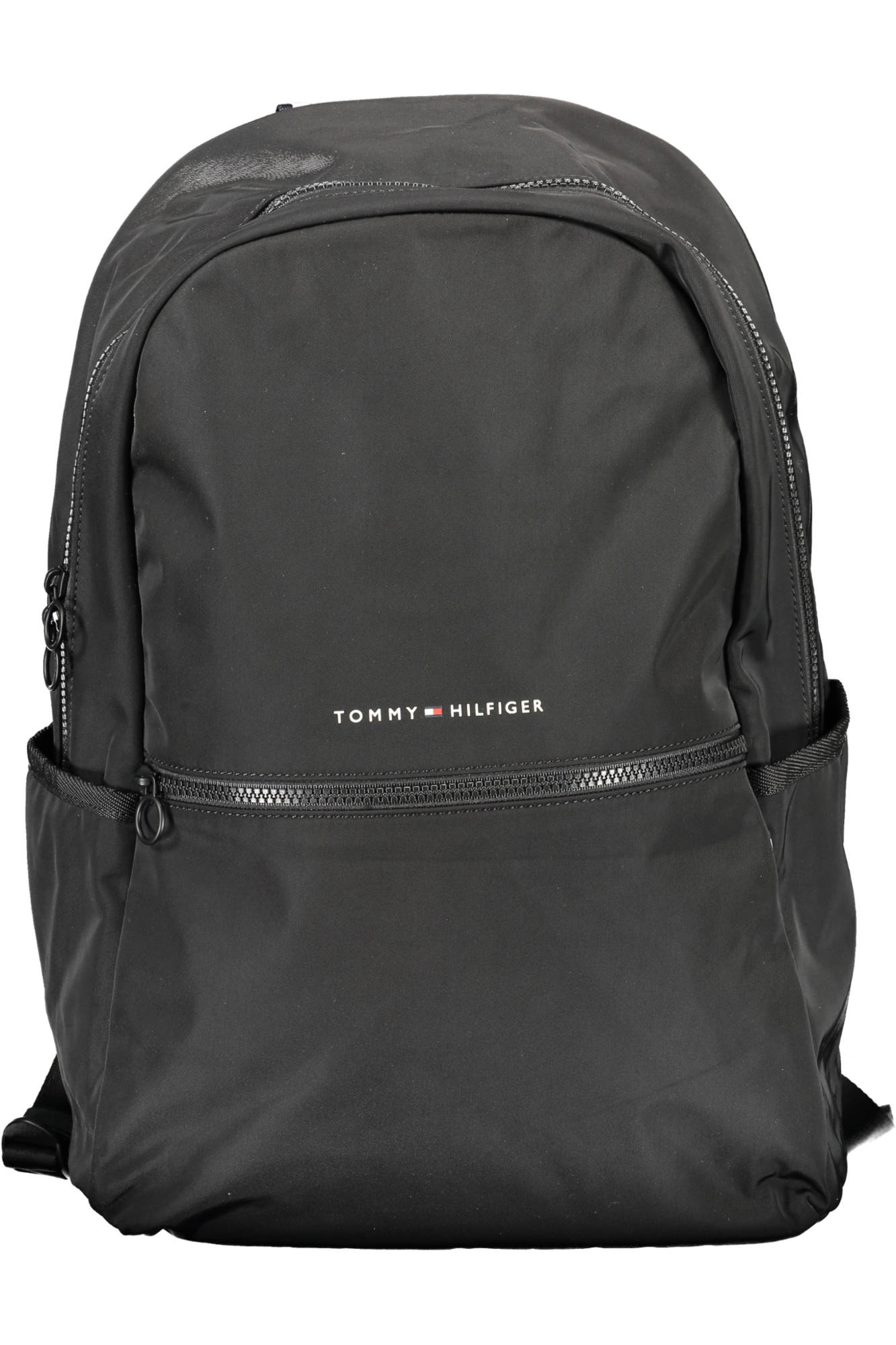 AM0AM10614_NERO_BDS – Stilvoller Herren-Rucksack in Schwarz mit Laptopfach und Recyclingfasern – Größe: UNI – Farbe: Nero