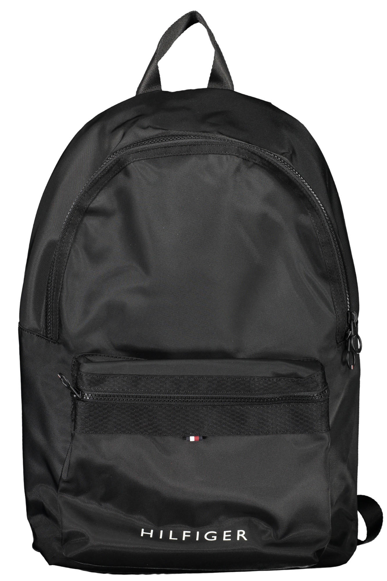 AM0AM11321_NERO_BDS – Schwarzer Herrenrucksack mit Laptopfach und recyceltem Polyester – Größe: UNI – Farbe: Nero