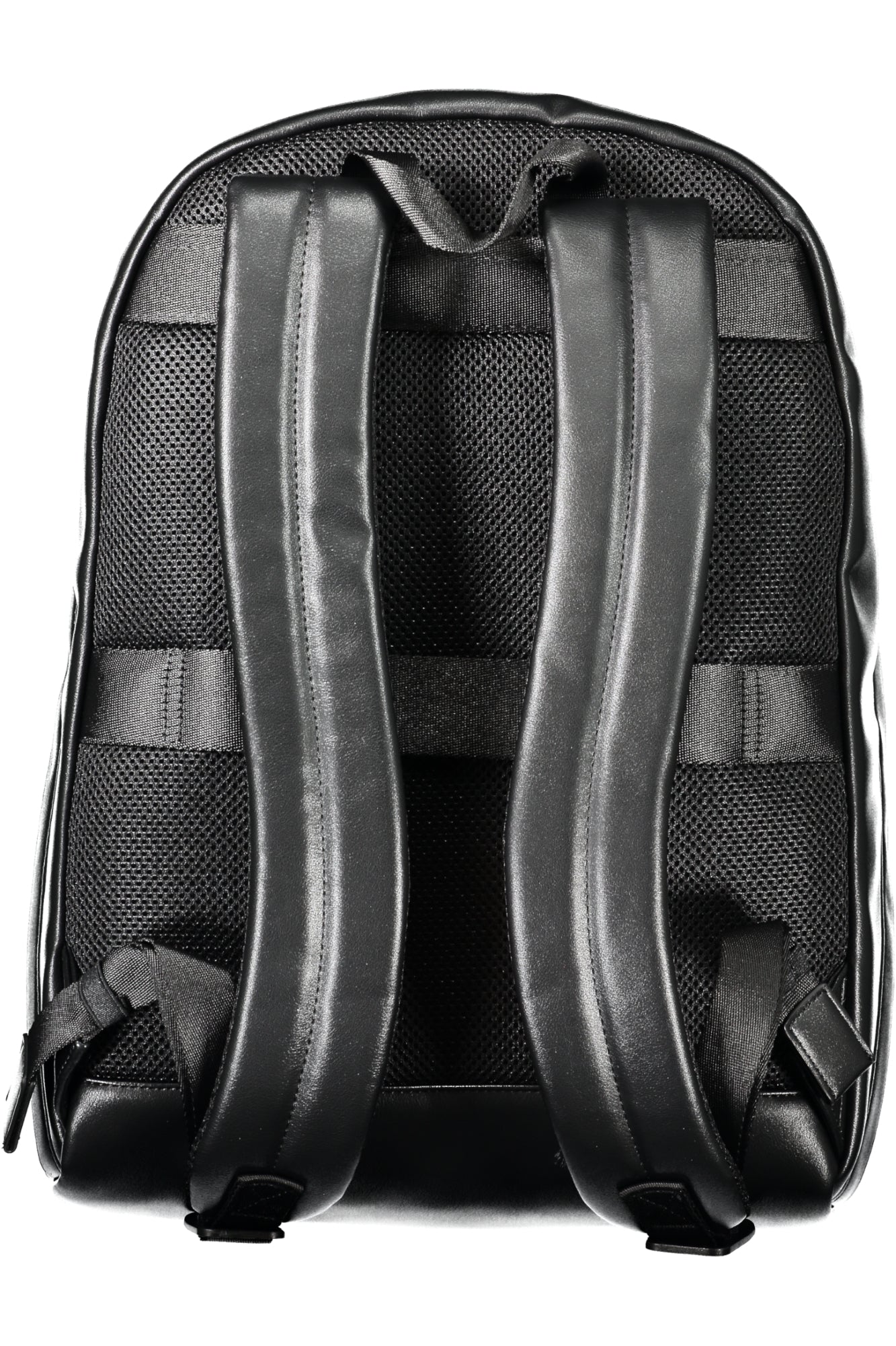 AM0AM12973_NEBDS – Stylischer Herren-Rucksack Schwarz mit Laptopfach und Kontrastdetails – Größe: UNI – Farbe: Nero