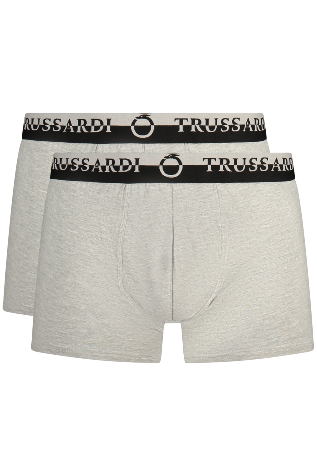 TRU2UTR03_GR16GREY – Herren Boxershorts Grau Doppelpack - Elastisch mit Logo-Print – Größe: M, L, XL, 2XL – Farbe: Grigio