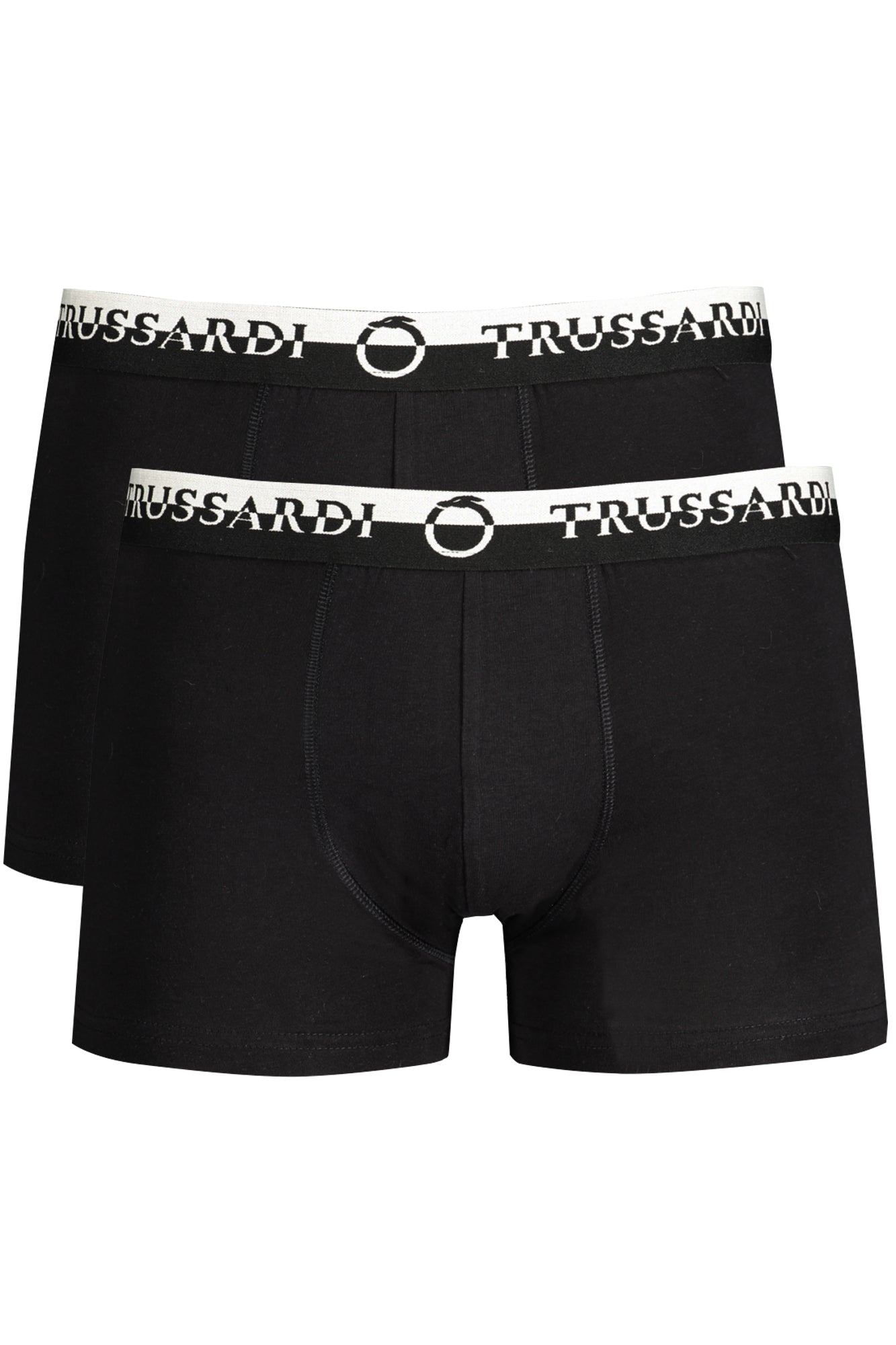 TRU2UTR03_NE03BLAC – Hochwertige Schwarze Herren Boxershorts im Doppelpack mit Elastikbund – Größe: M, L, XL, 2XL – Farbe: Nero