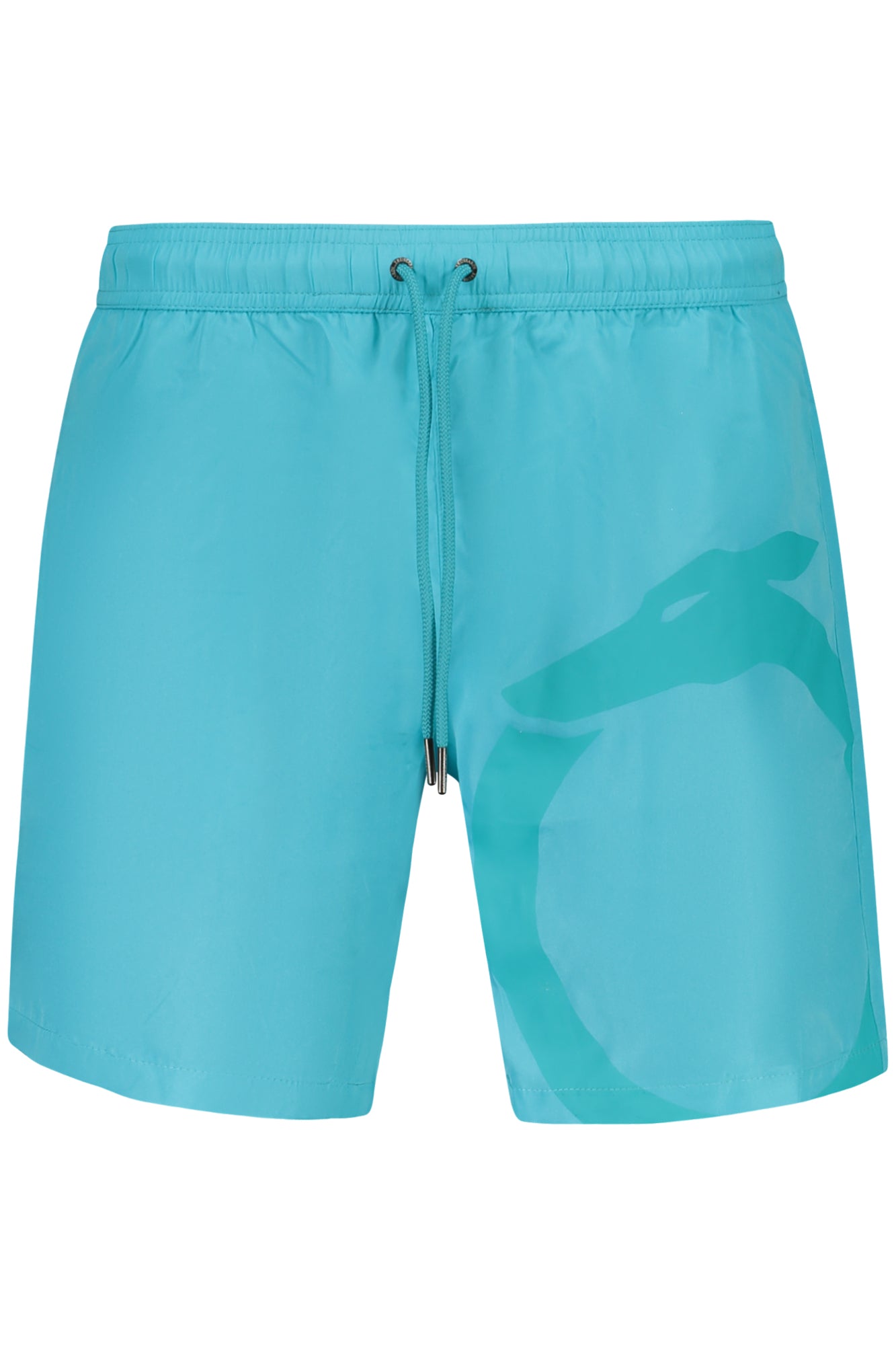 TRU2MBM01_AZ12TEAL – Elegante blaue Herren-Badeshorts mit Logo und Kordelzug – Größe: S, M, L, XL, 2XL – Farbe: Azzurro