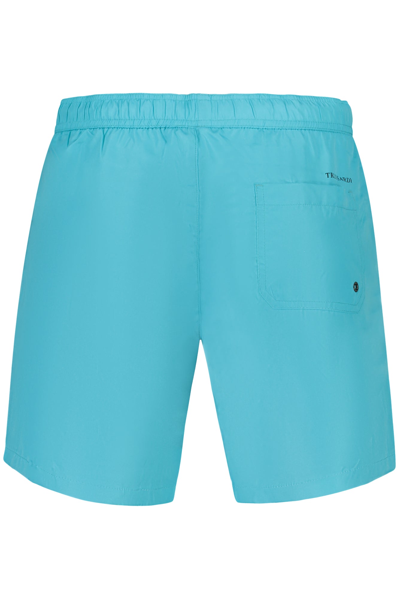 TRU2MBM01_AZ12TEAL – Elegante blaue Herren-Badeshorts mit Logo und Kordelzug – Größe: S, M, L, XL, 2XL – Farbe: Azzurro