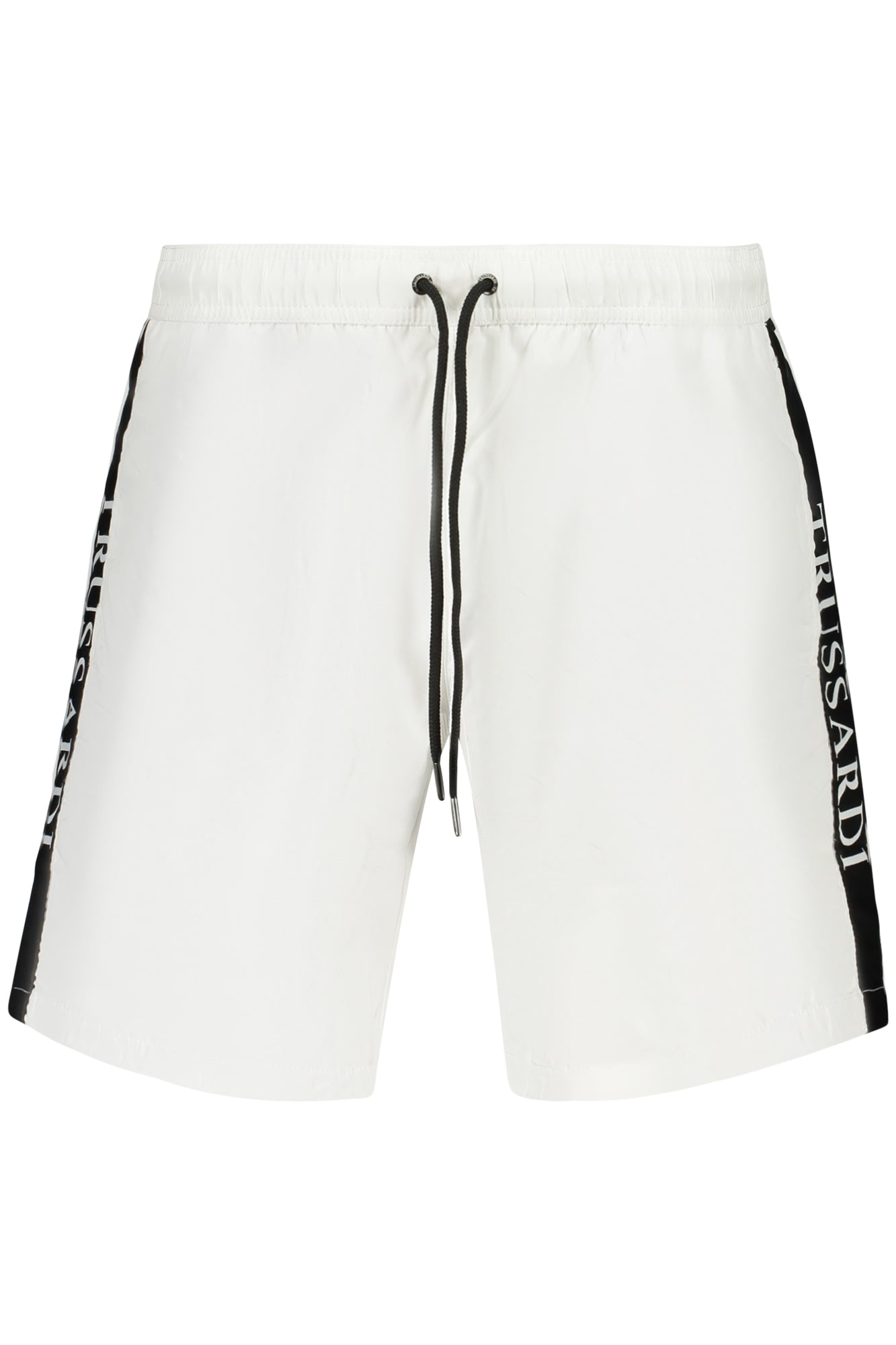 TRU2MBM02_BI01WHIT – Elegante Herrenbadeboxer mit Kontrastdetails und elastischem Bund – Größe: S, M, L, XL, 2XL – Farbe: Bianco