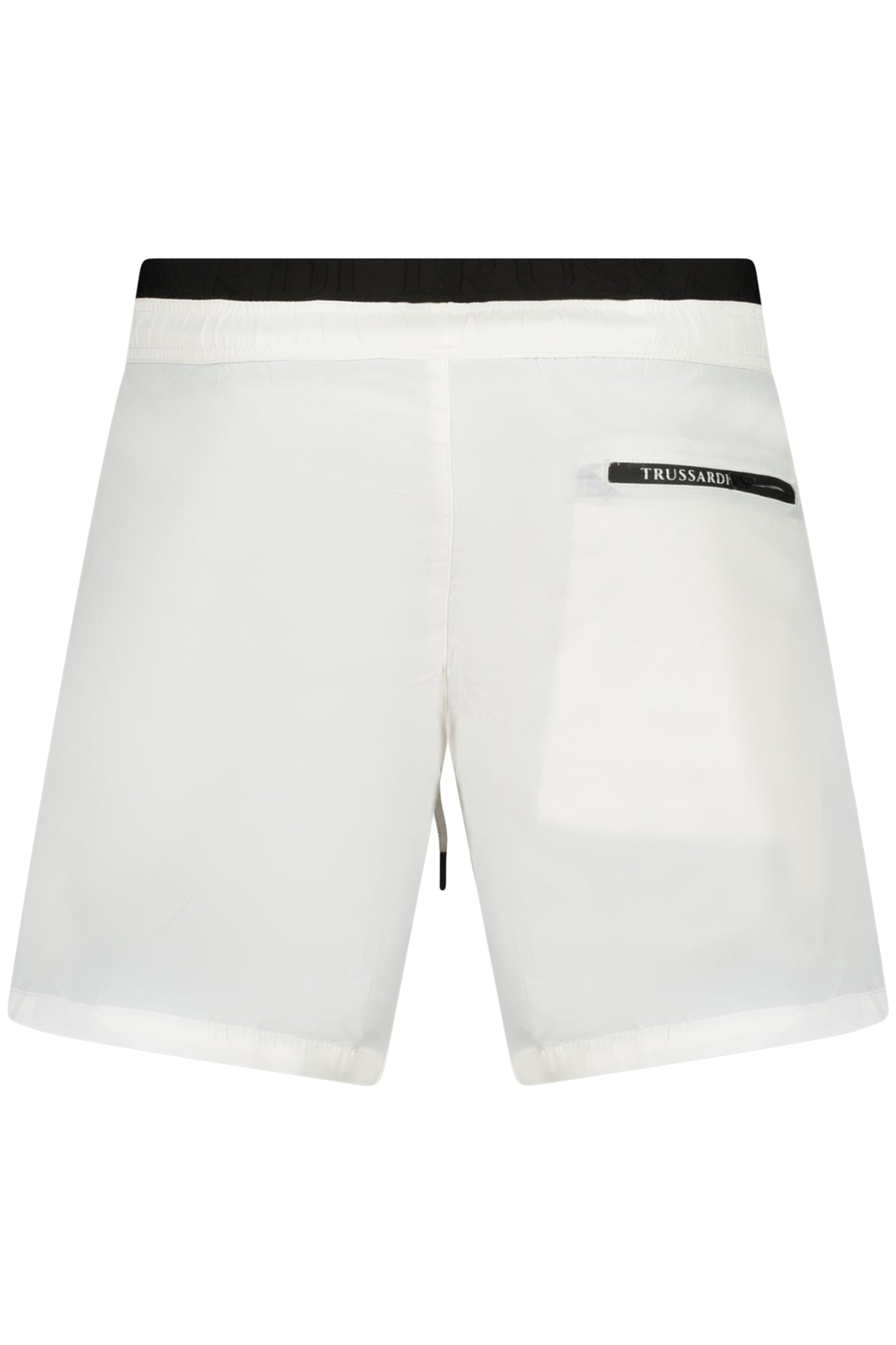 TRU2MBM06_BI01WHIT – Stylische weiße Herren-Badeshorts mit elastischem Bund und Taschen – Größe: M, L, XL, 2XL – Farbe: Bianco